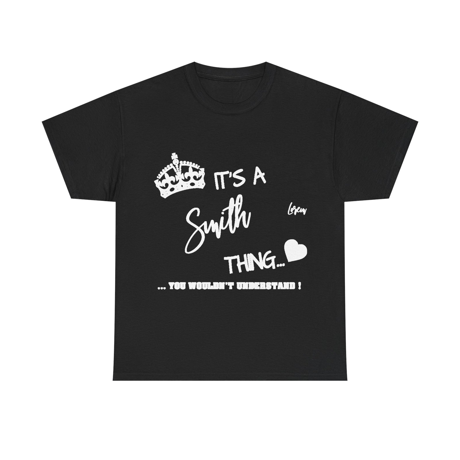 Minimalist White Text Design — Unisex Tee