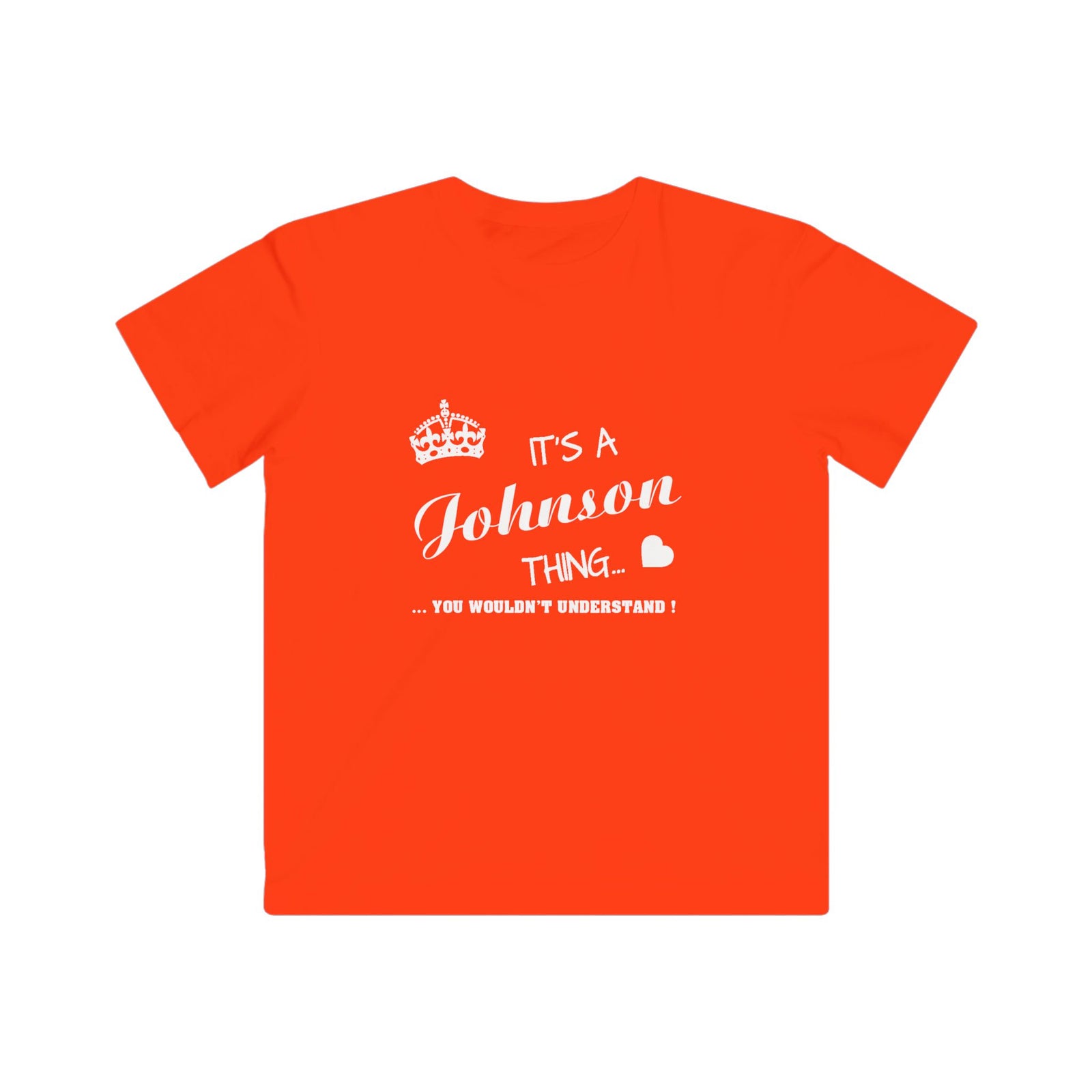 Minimalist White Script Design — Kids