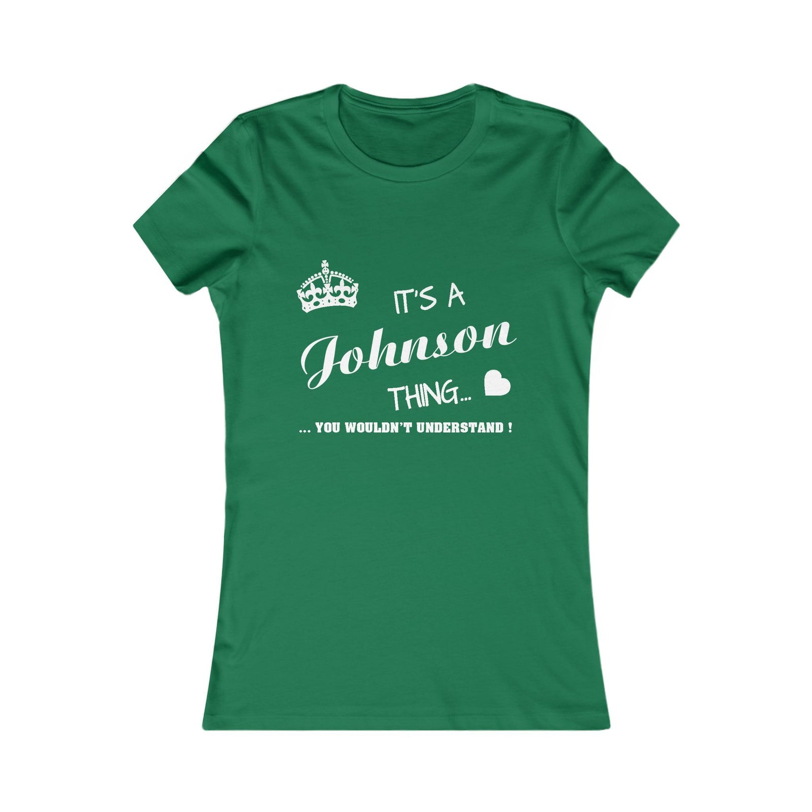 Minimalist White Script Design — Women Tee