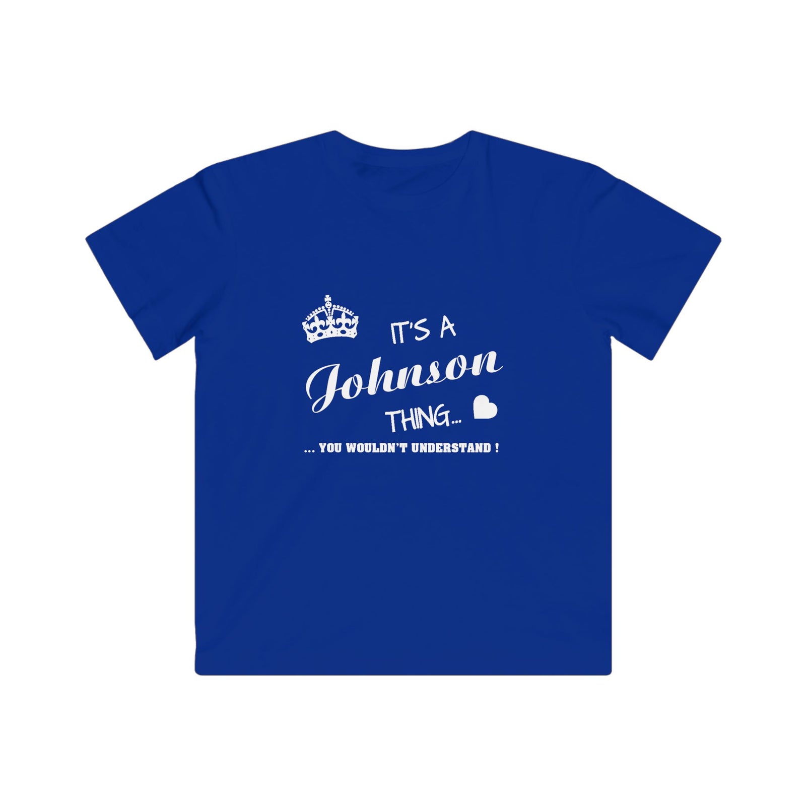 Minimalist White Script Design — Kids