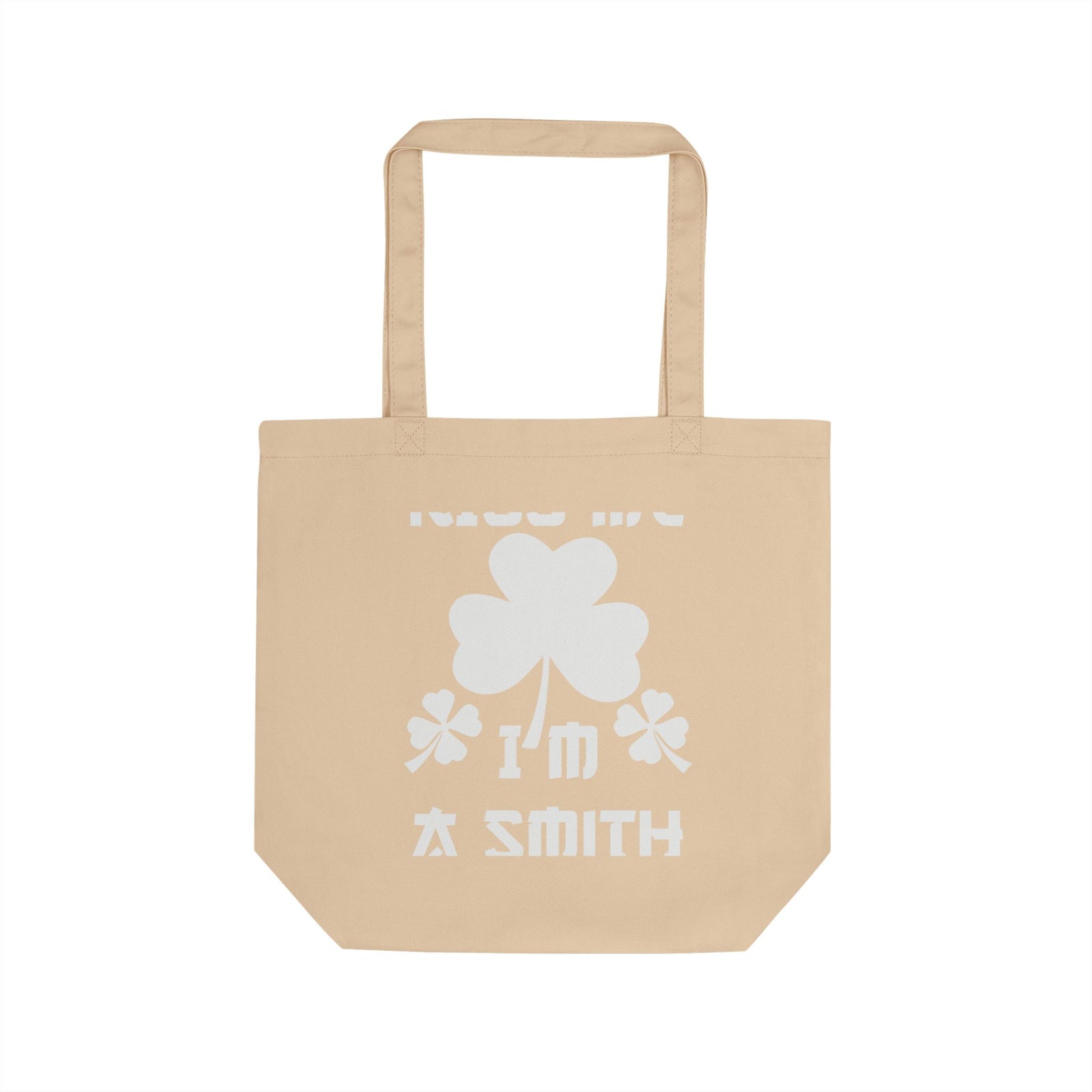 Kiss Me I'm A Smith Shamrock Design — Eco Tote Bag