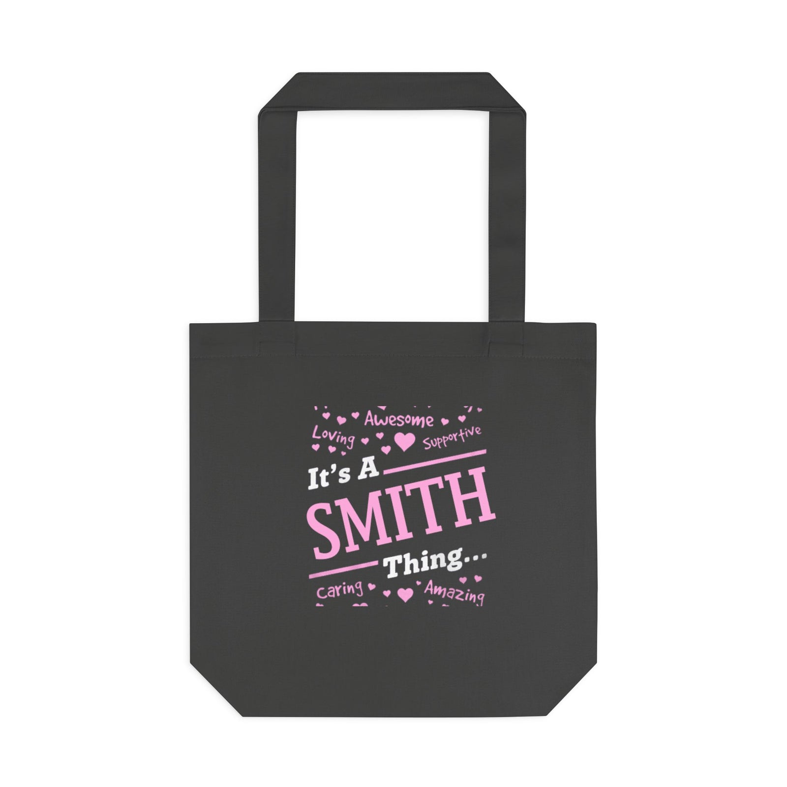 Positive Words Heartburst Design — Cotton Tote Bag