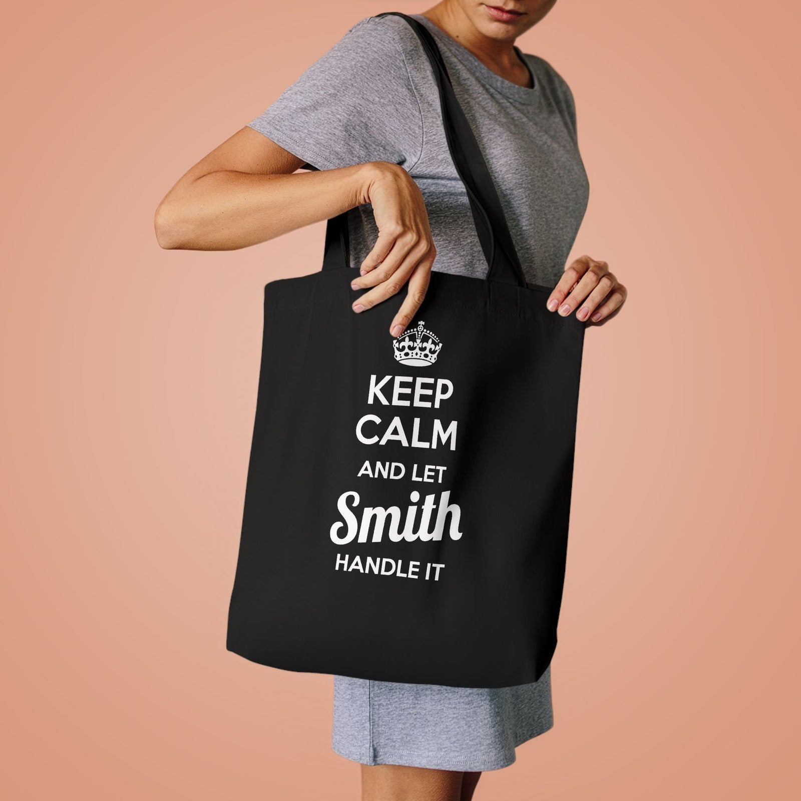Happy Cartoon Sun with Warm Colors — Cotton Tote Bag
