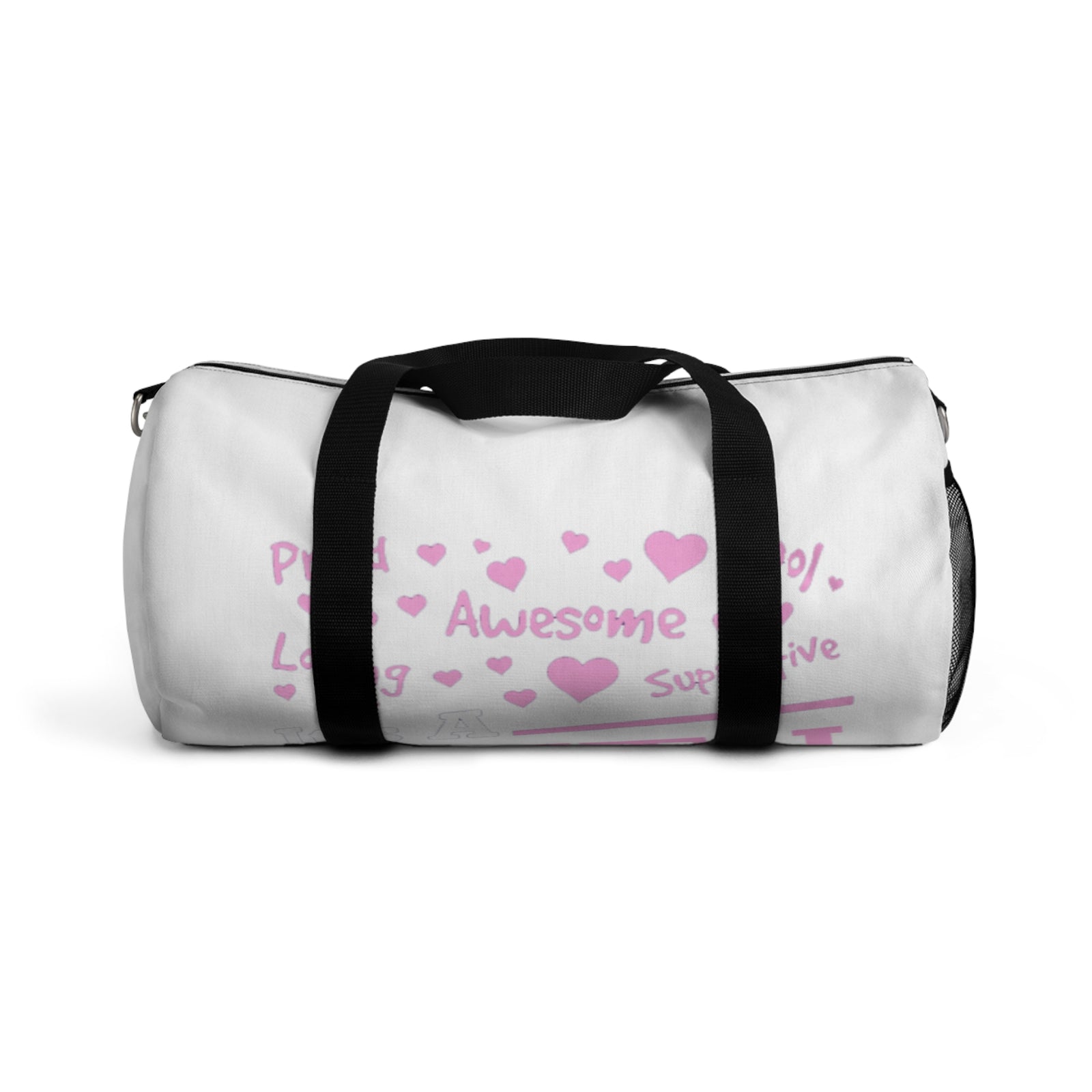 Positive Words Heartburst Design — Duffel Bag