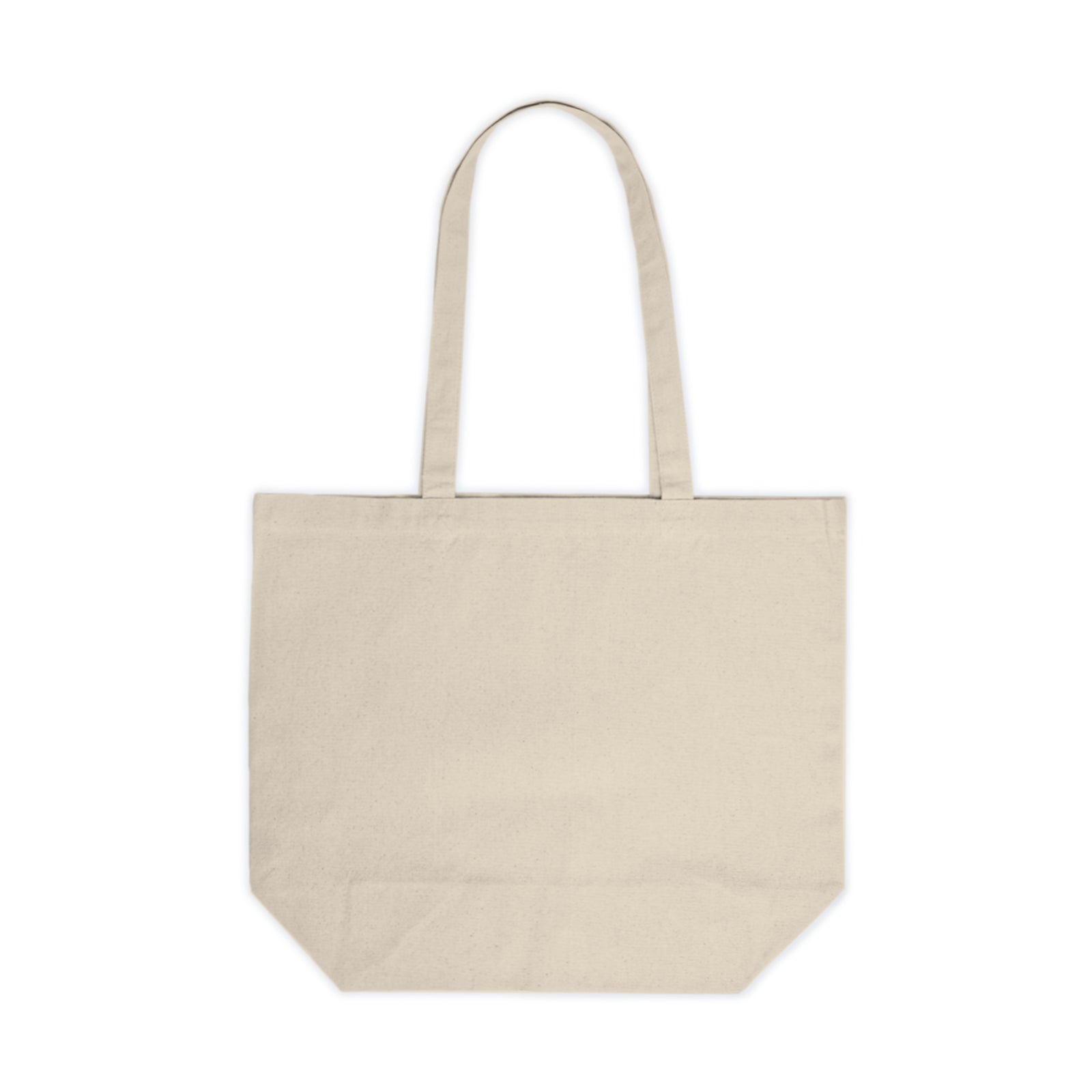 Elegant White Butterfly Silhouette — Canvas Shopping Tote