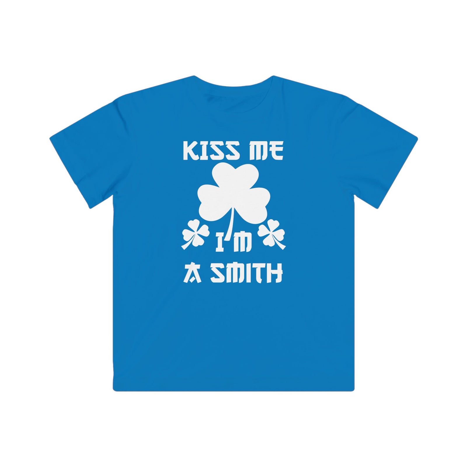 Kiss Me I'm A Smith Shamrock Design — Kids