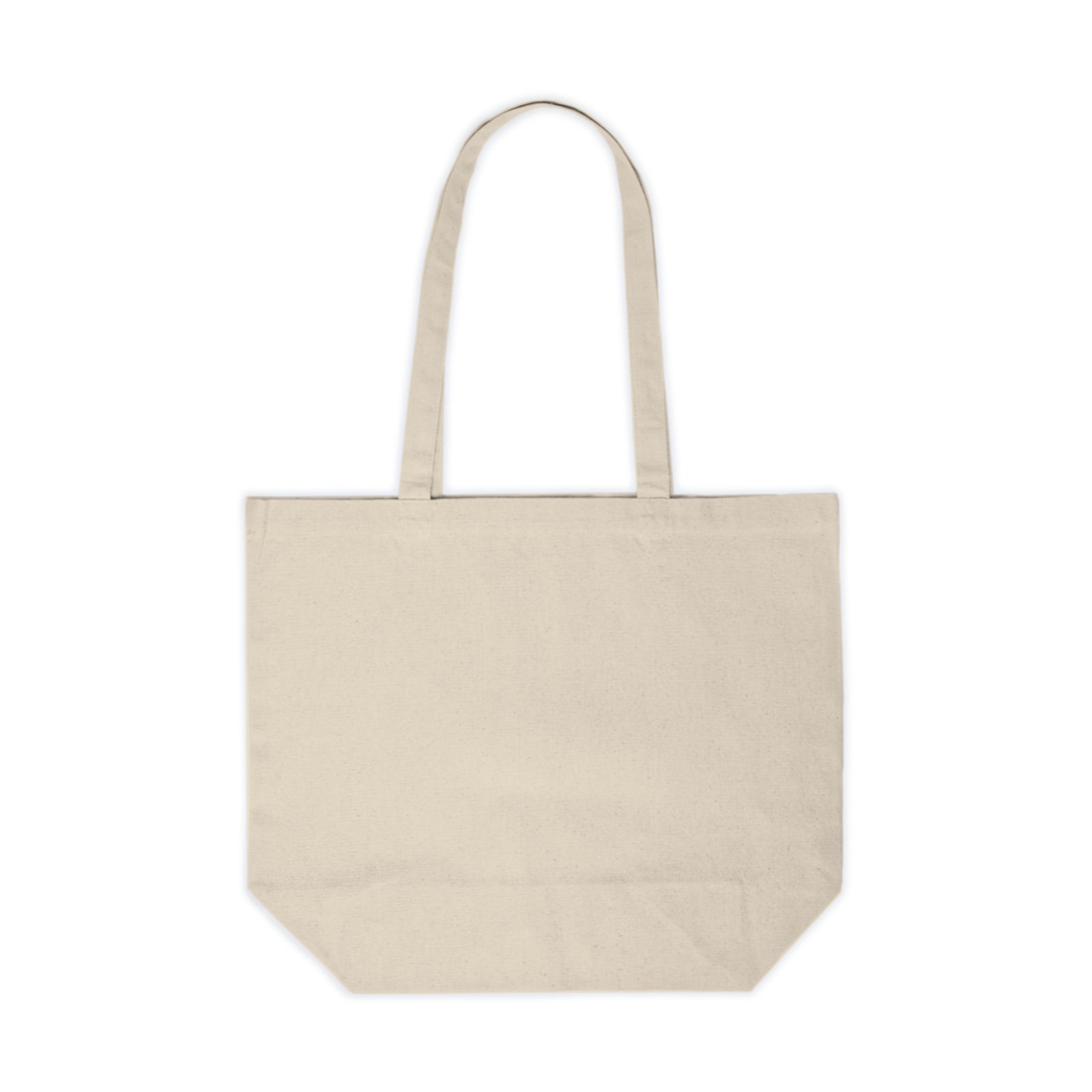 Elegant White Feather Silhouette — Canvas Shopping Tote