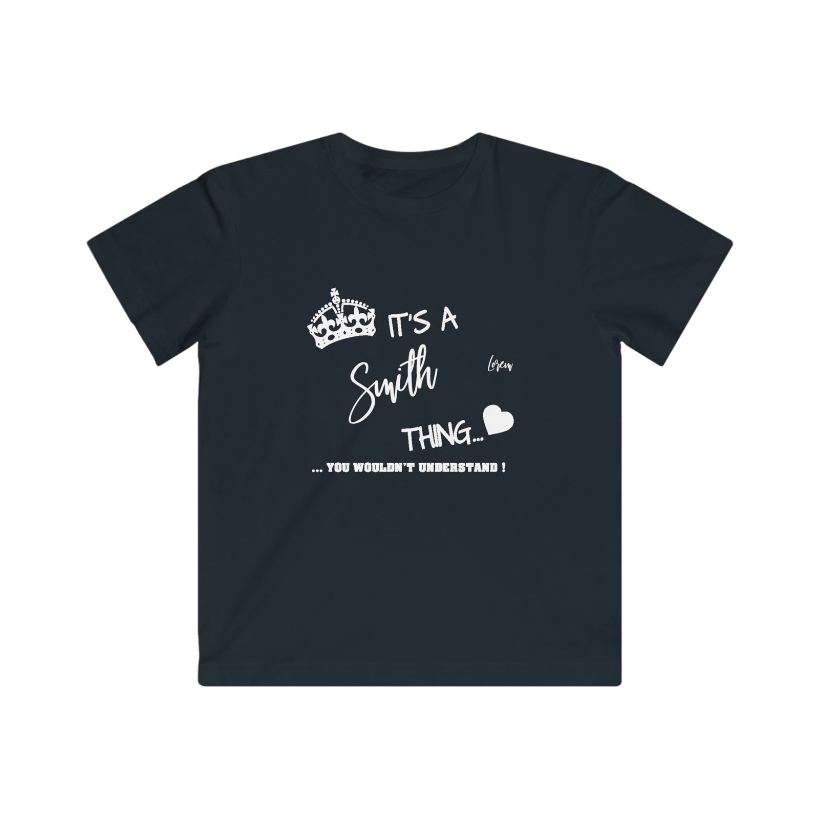 White Floral Line Art with Inspirational Text — Kids