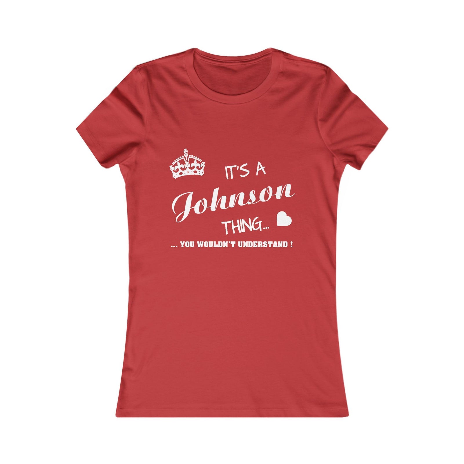 Minimalist White Script Design — Women Tee