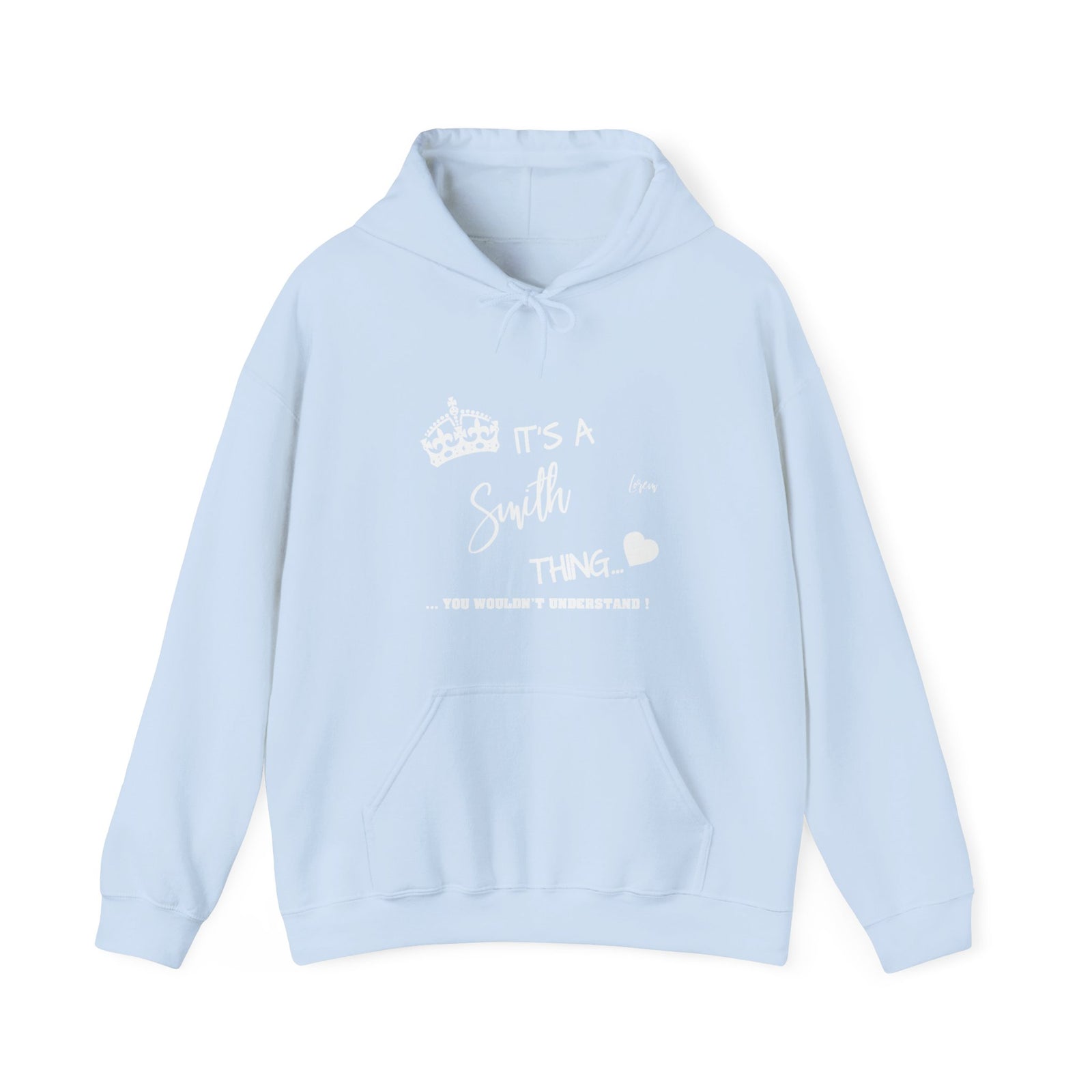 Bold Black Paw Print Heart Design — Hoodie
