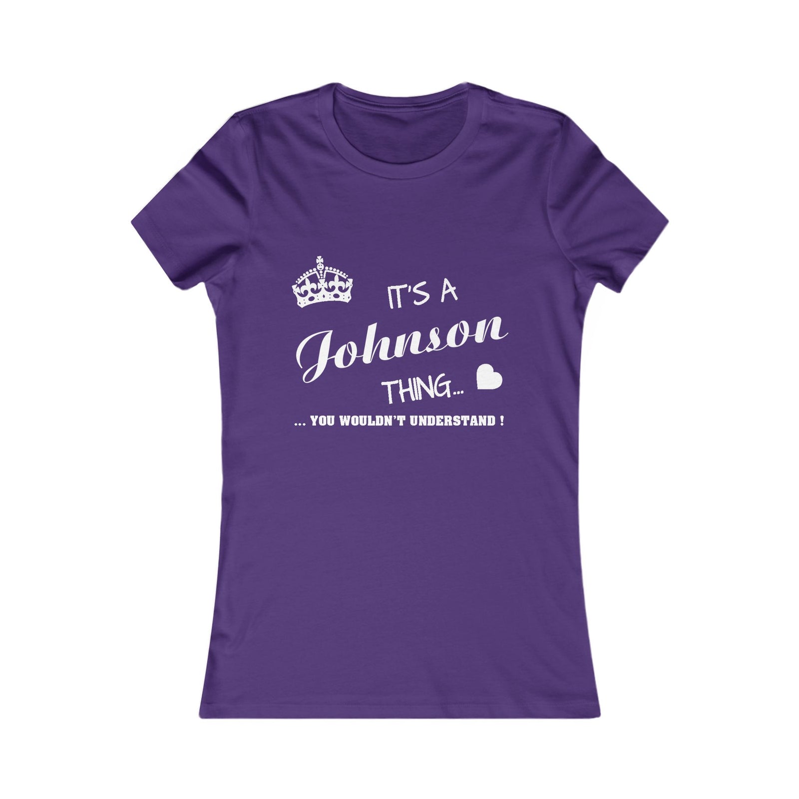 Minimalist White Script Design — Women Tee