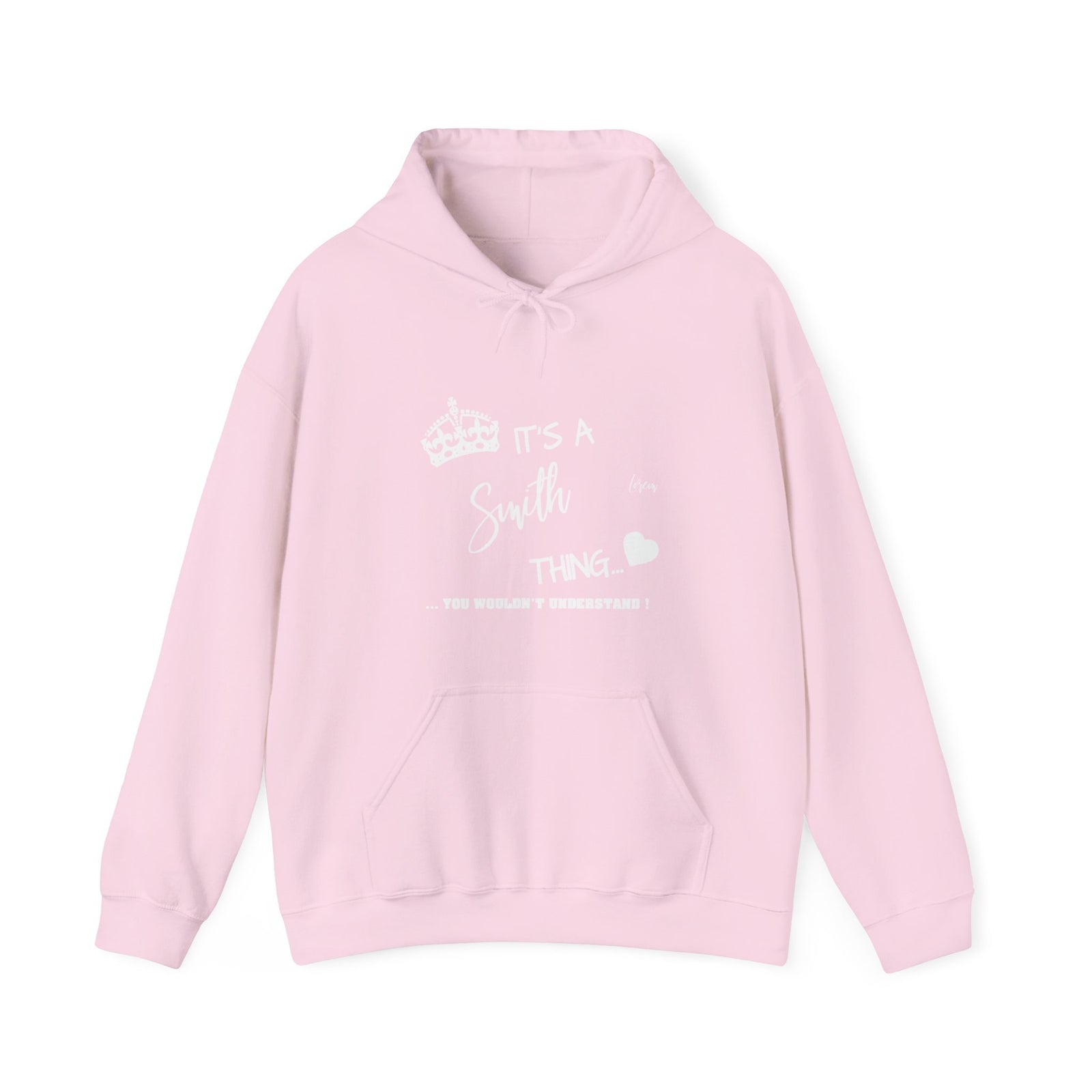 Bold Black Paw Print Heart Design — Hoodie