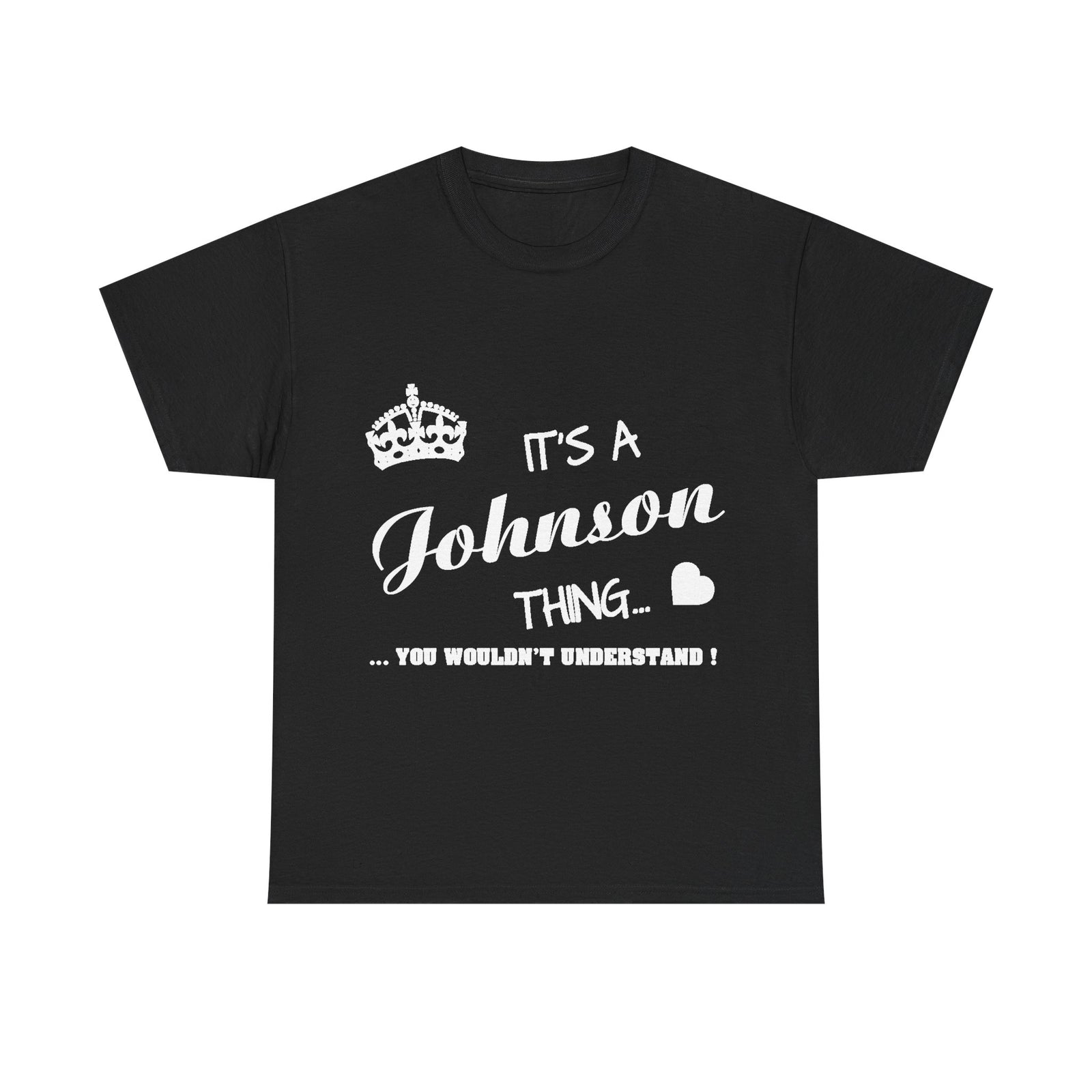 Minimalist White Script Design — Unisex Tee