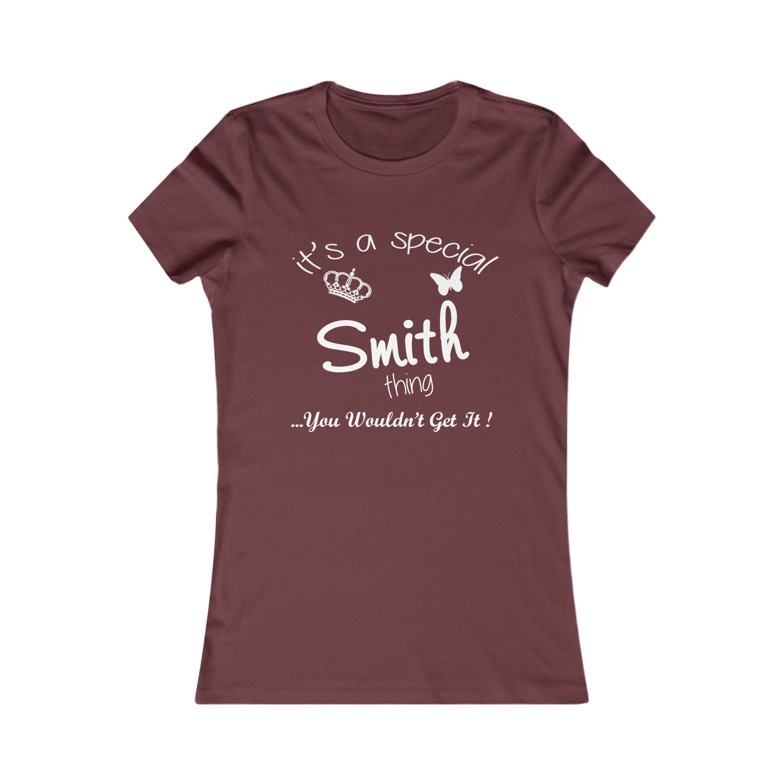 Elegant White Butterfly Silhouette — Women Tee