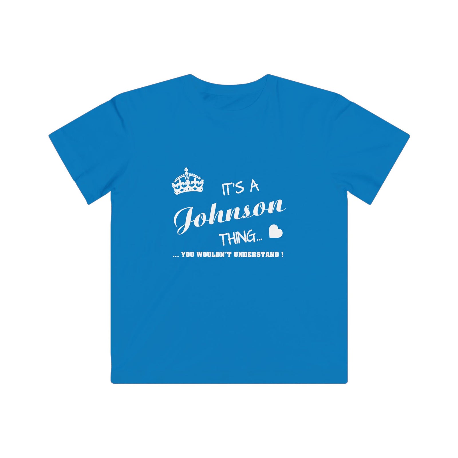 Minimalist White Script Design — Kids