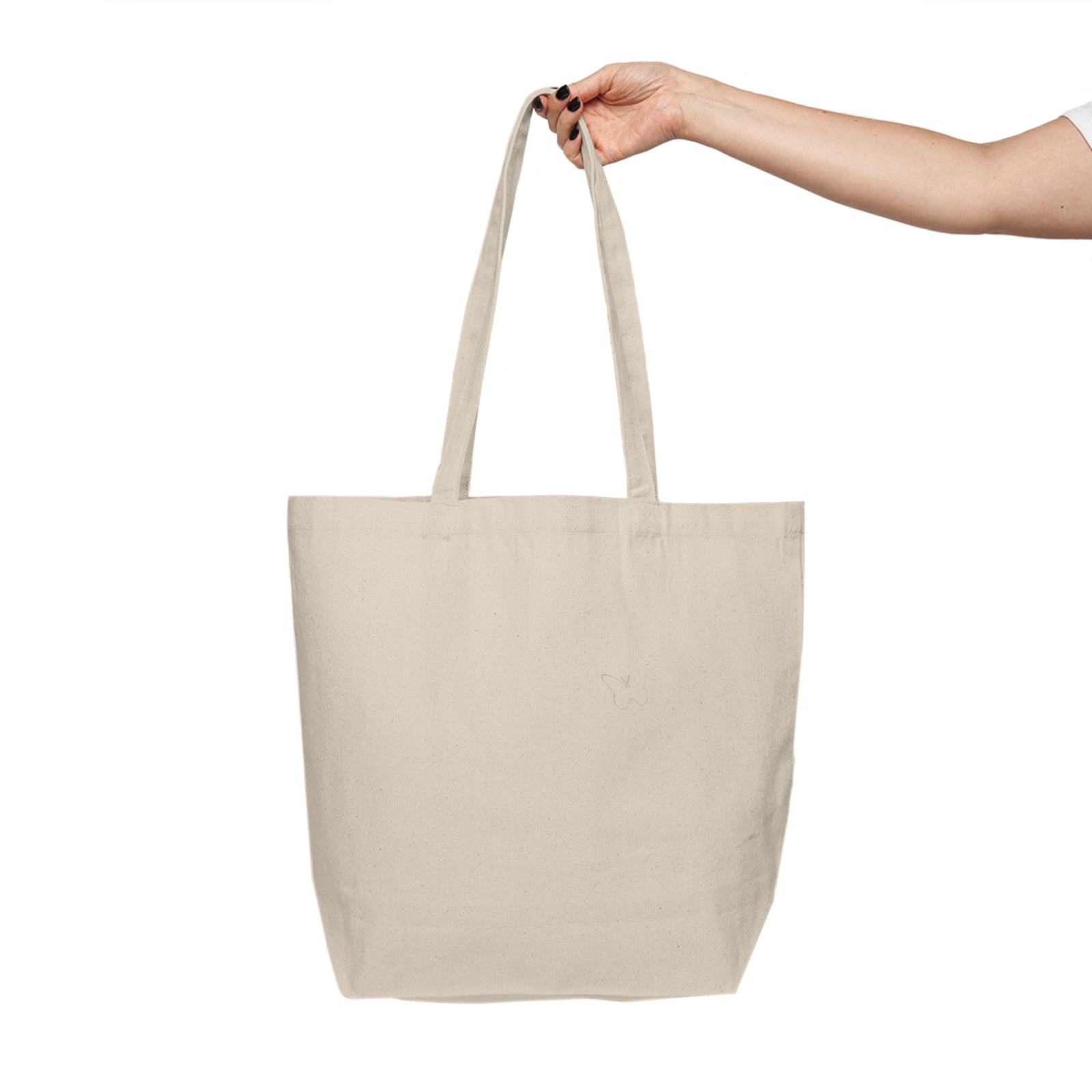 Inspirational Butterfly Light Design — Canvas Shopping Tote