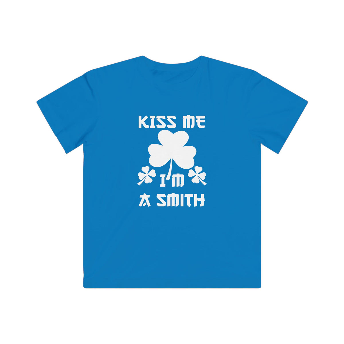 Kiss Me I'm A Smith Shamrock Design — Kids