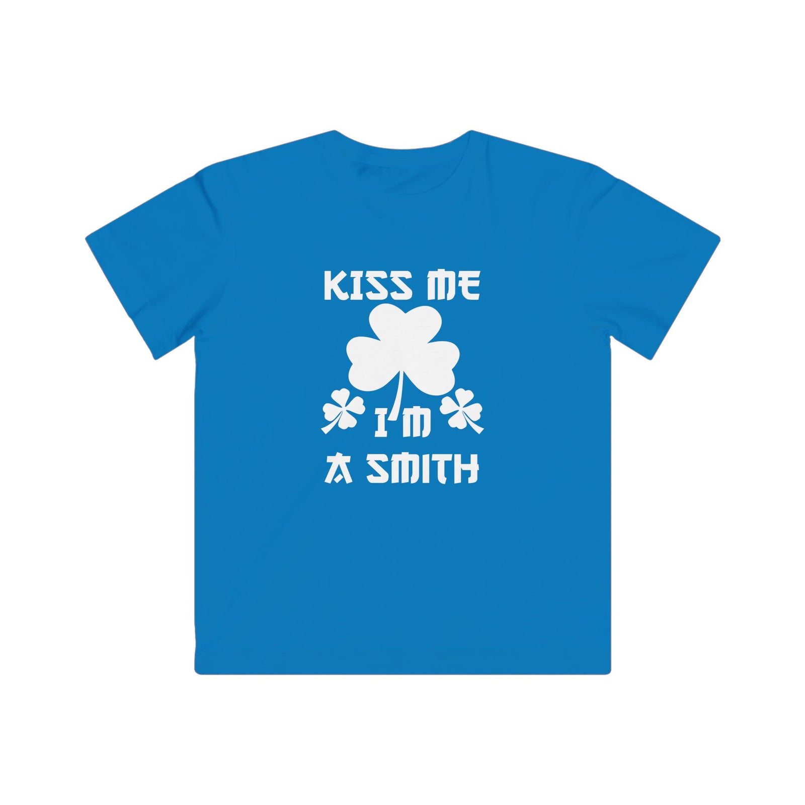 Kiss Me I'm A Smith Shamrock Design — Kids
