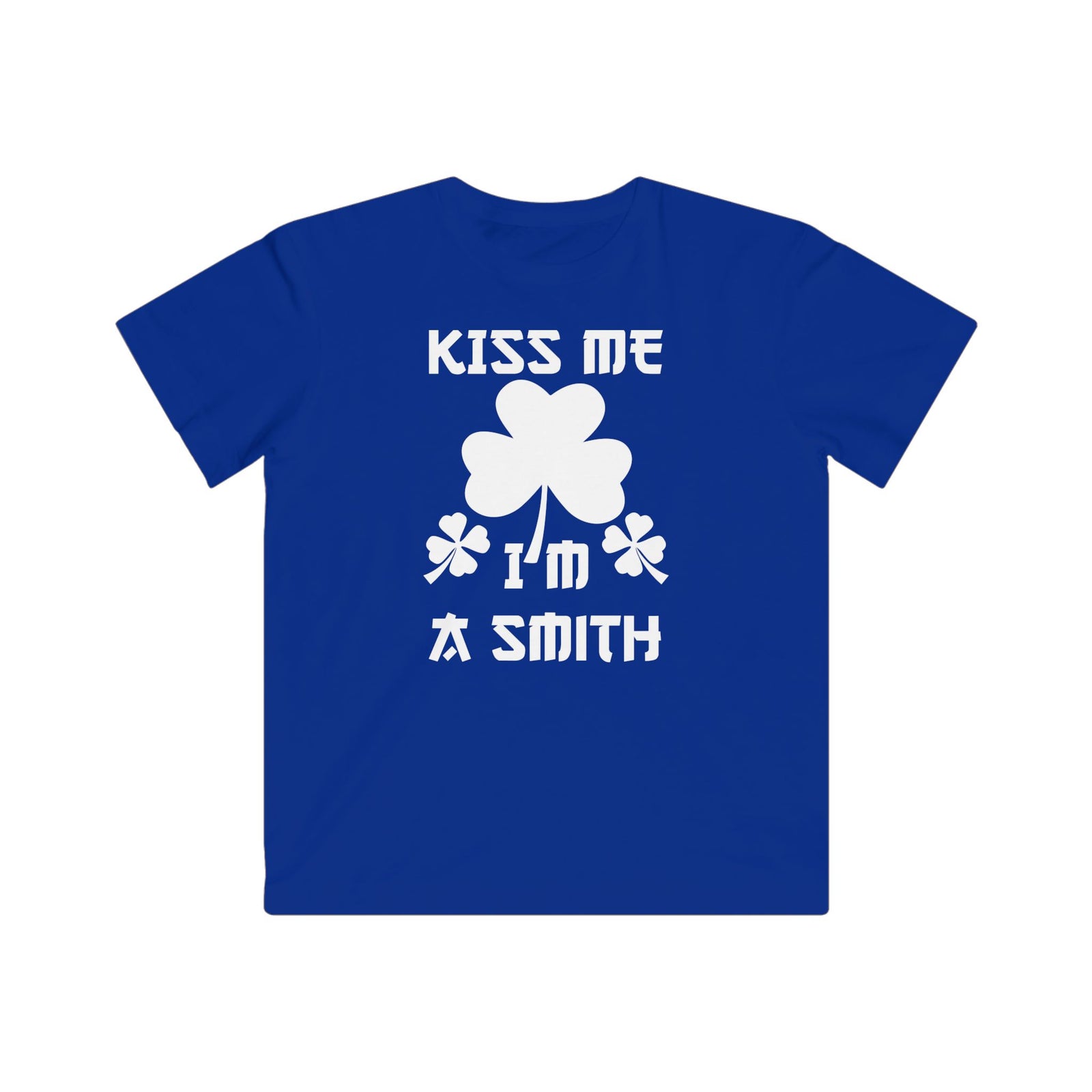 Kiss Me I'm A Smith Shamrock Design — Kids