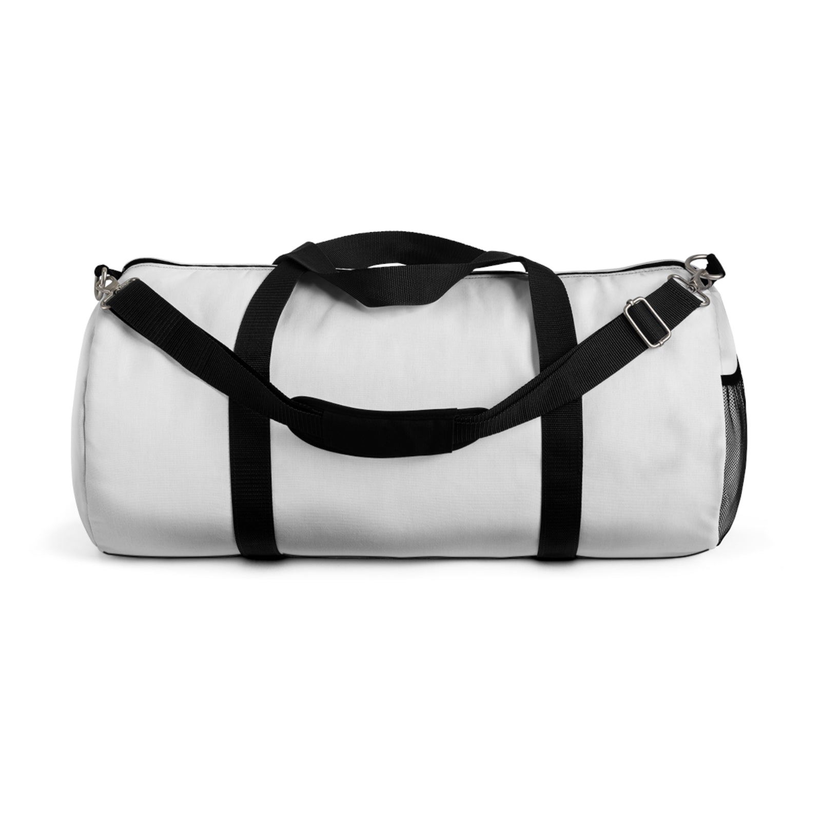 Elegant White Feather Silhouette — Duffel Bag