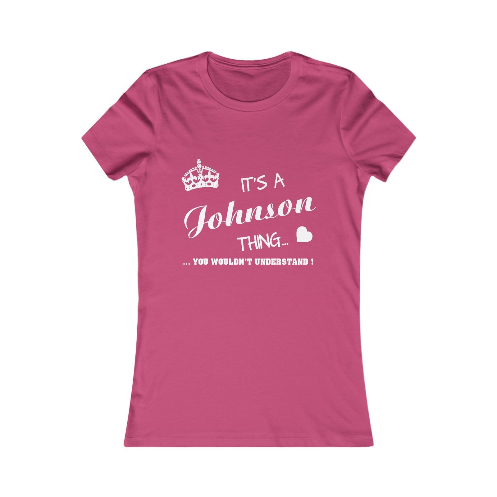 Minimalist White Script Design — Women Tee