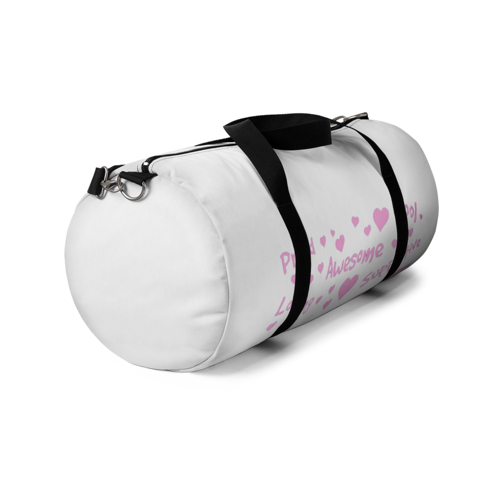 Positive Words Heartburst Design — Duffel Bag