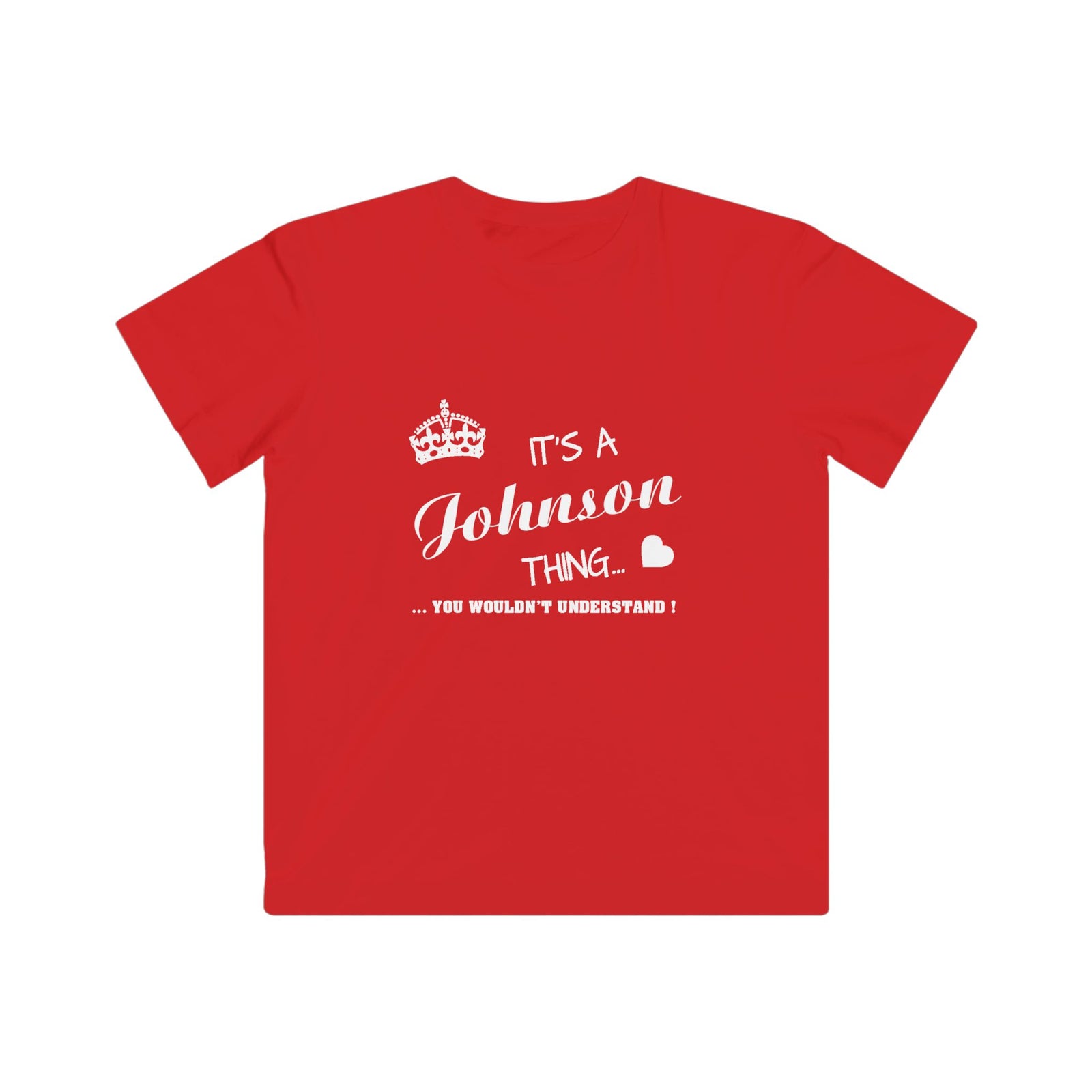 Minimalist White Script Design — Kids