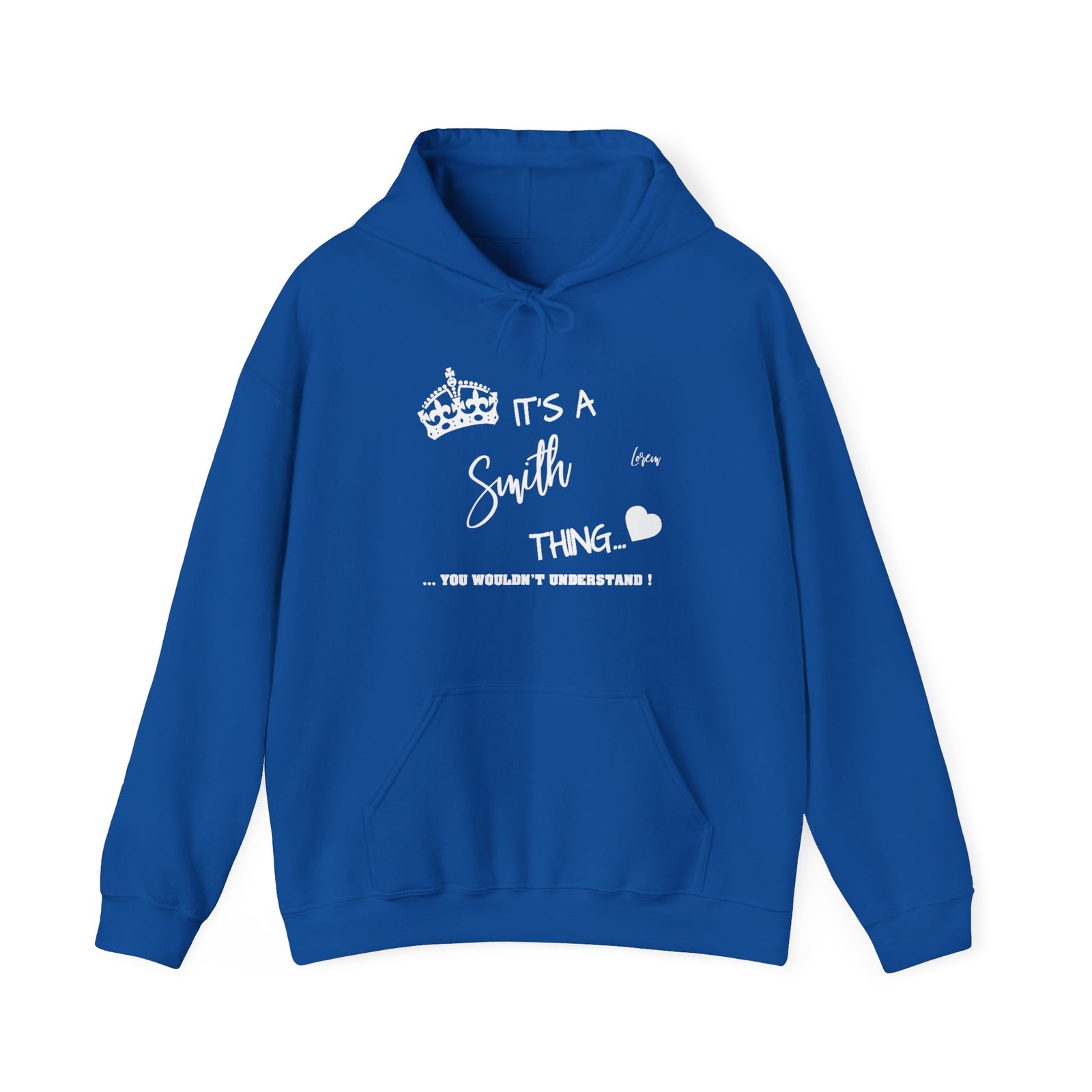 White Floral Line Art with Inspirational Text — Hoodie