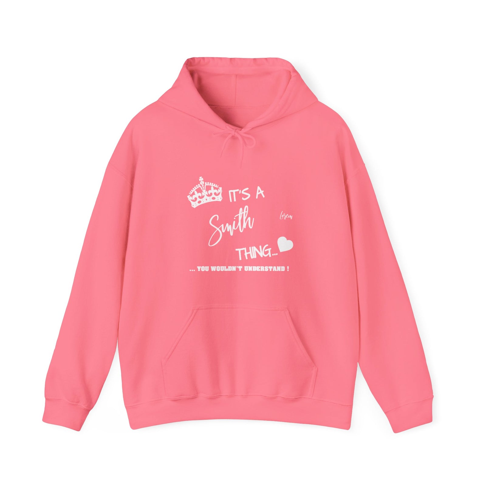 Bold Black Paw Print Heart Design — Hoodie