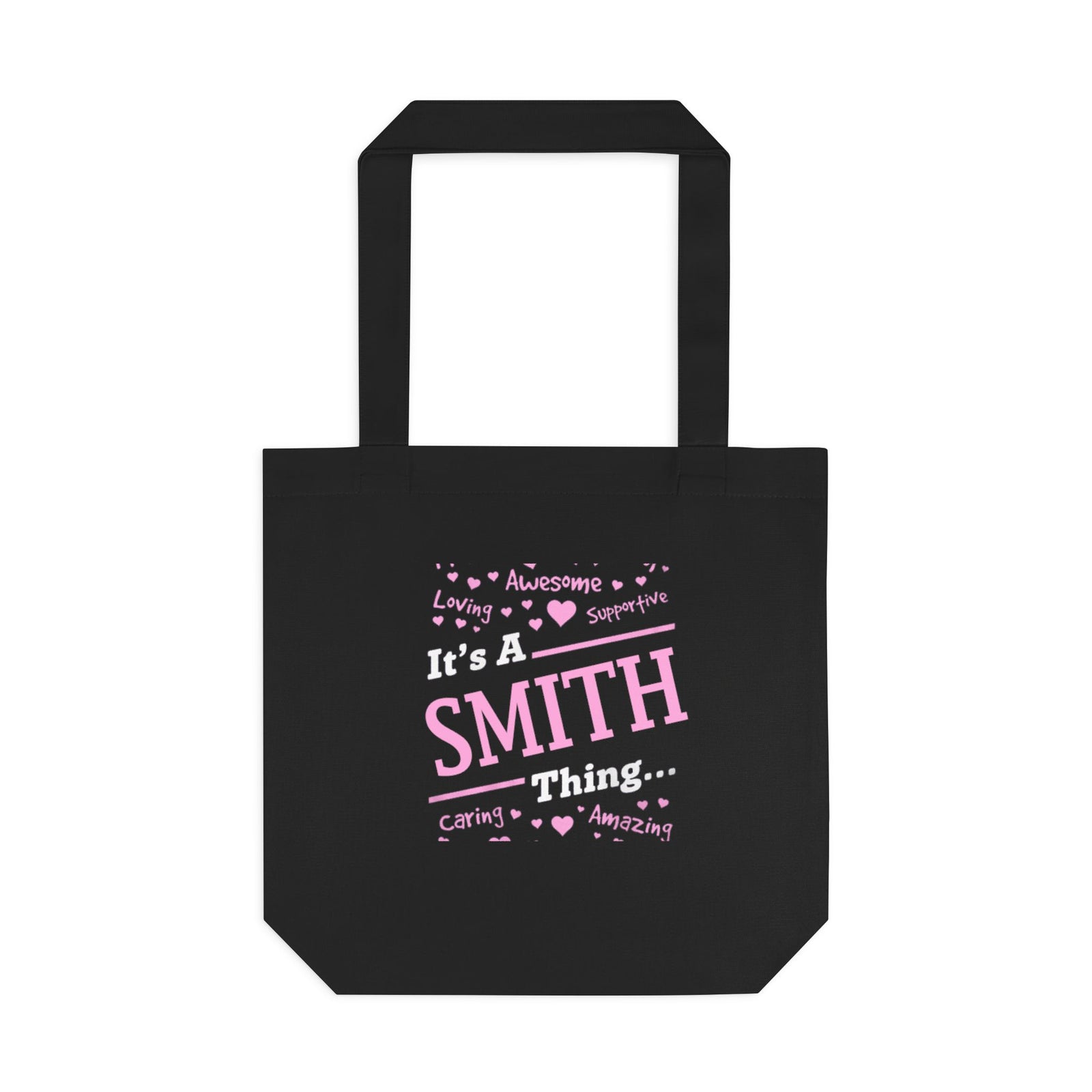 Positive Words Heartburst Design — Cotton Tote Bag