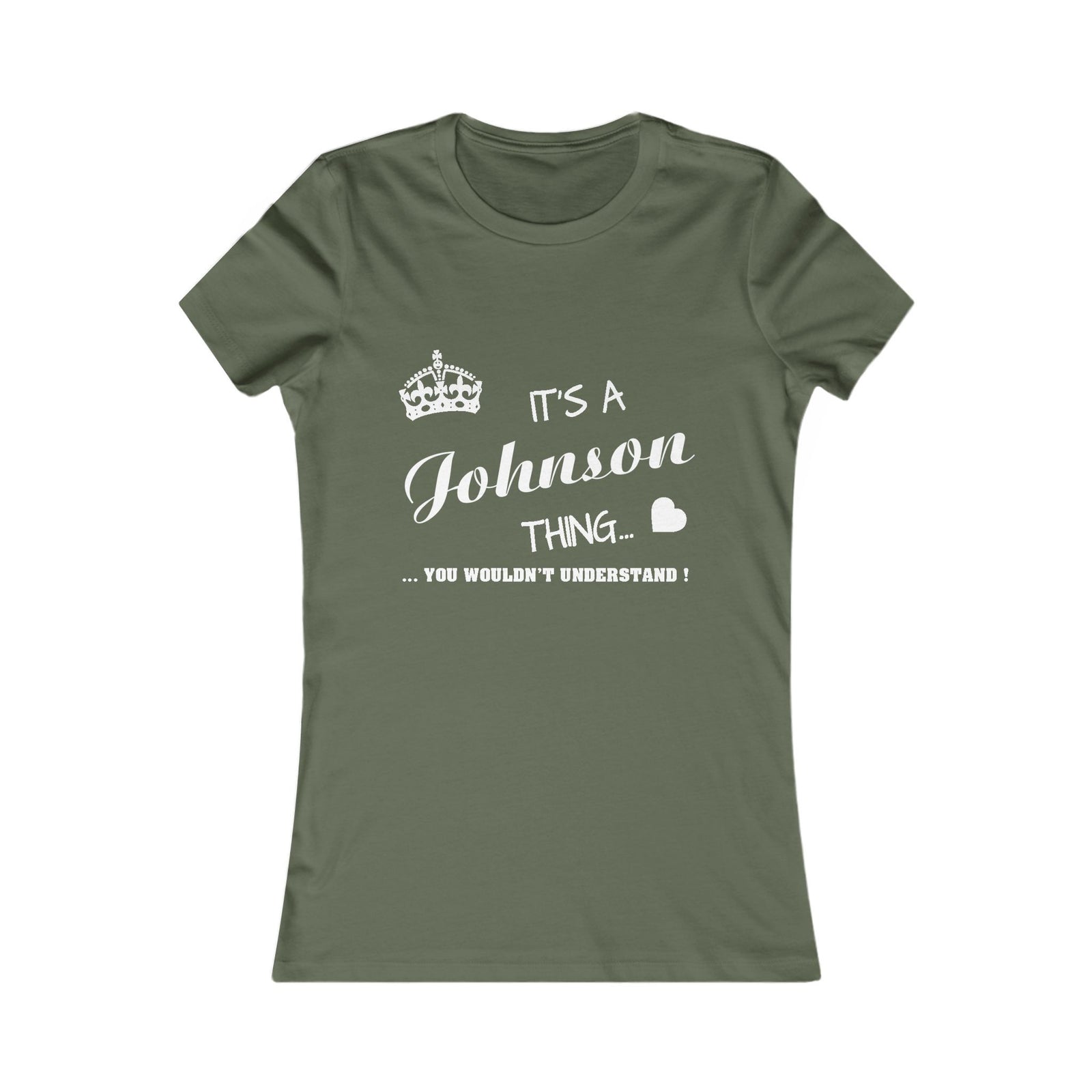 Minimalist White Script Design — Women Tee