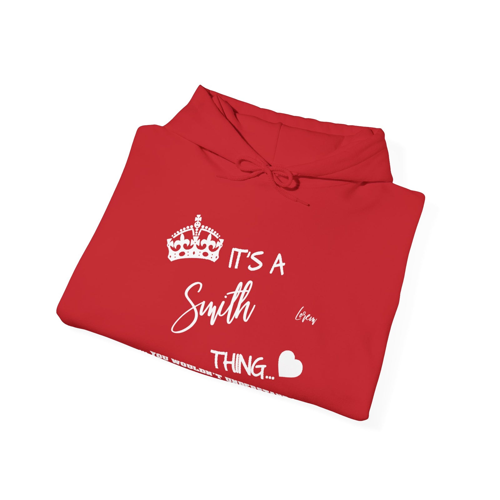 White Floral Line Art with Inspirational Text — Hoodie