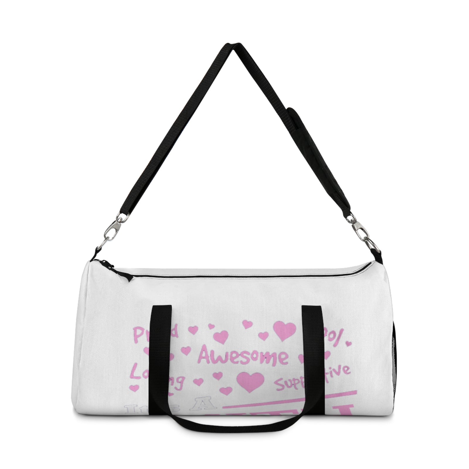 Positive Words Heartburst Design — Duffel Bag
