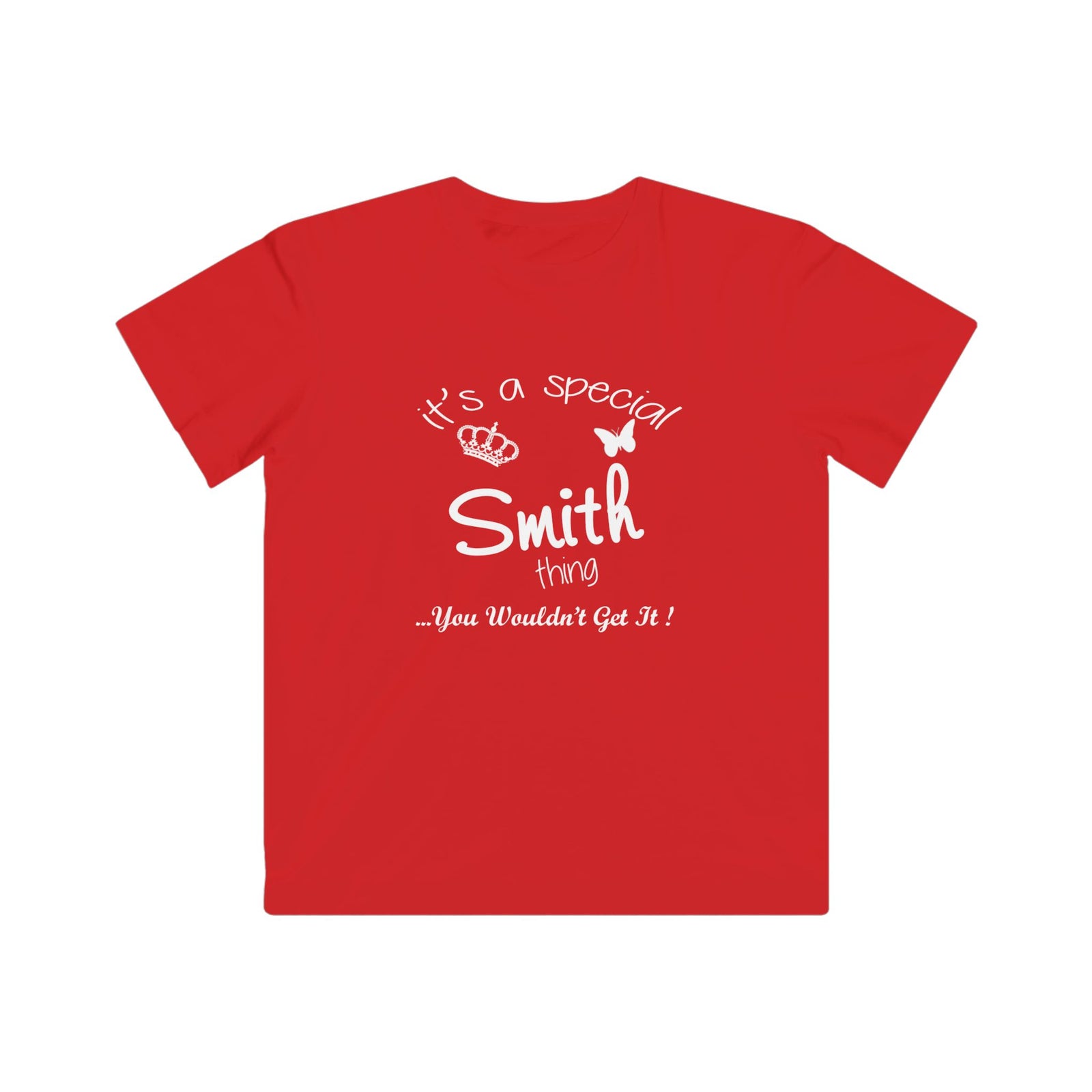 Elegant White Butterfly Silhouette — Kids