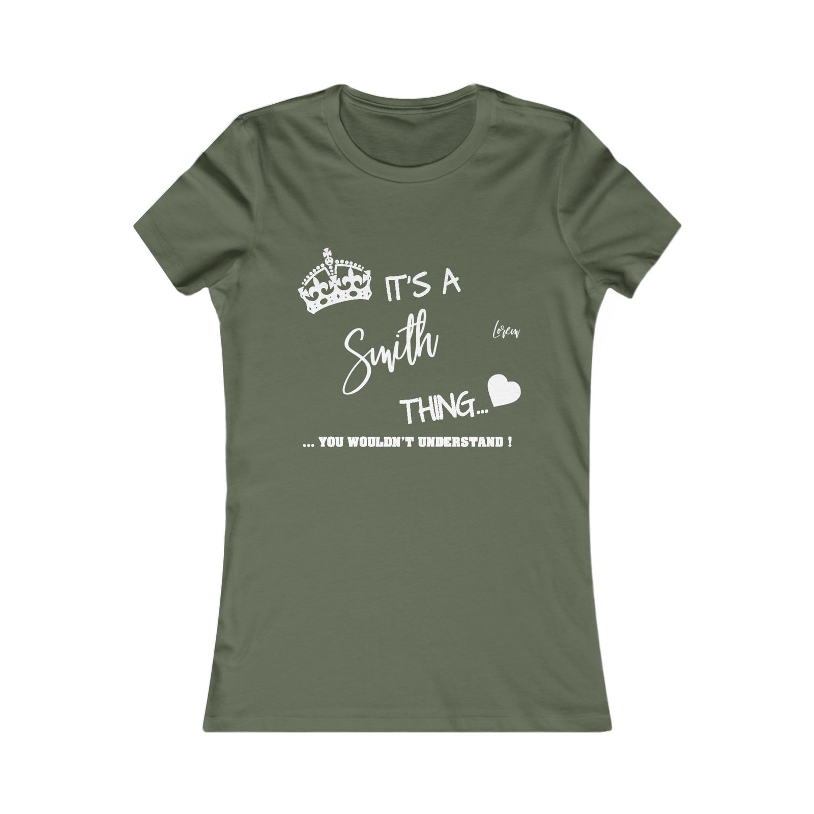 White Floral Line Art with Inspirational Text — Women Tee
