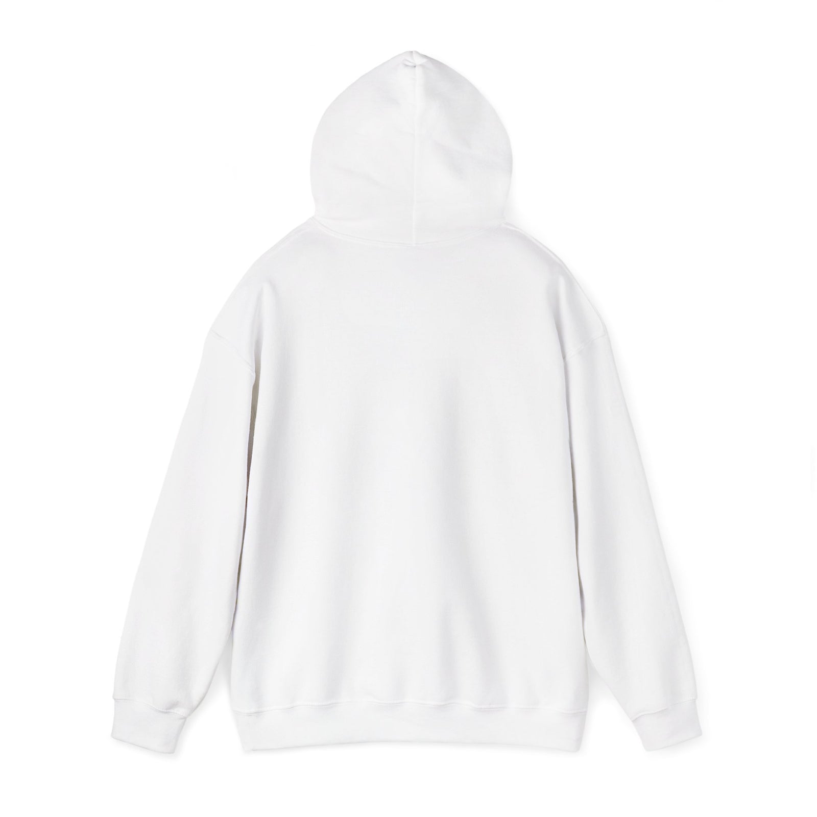 Bold Black Paw Print Heart Design — Hoodie