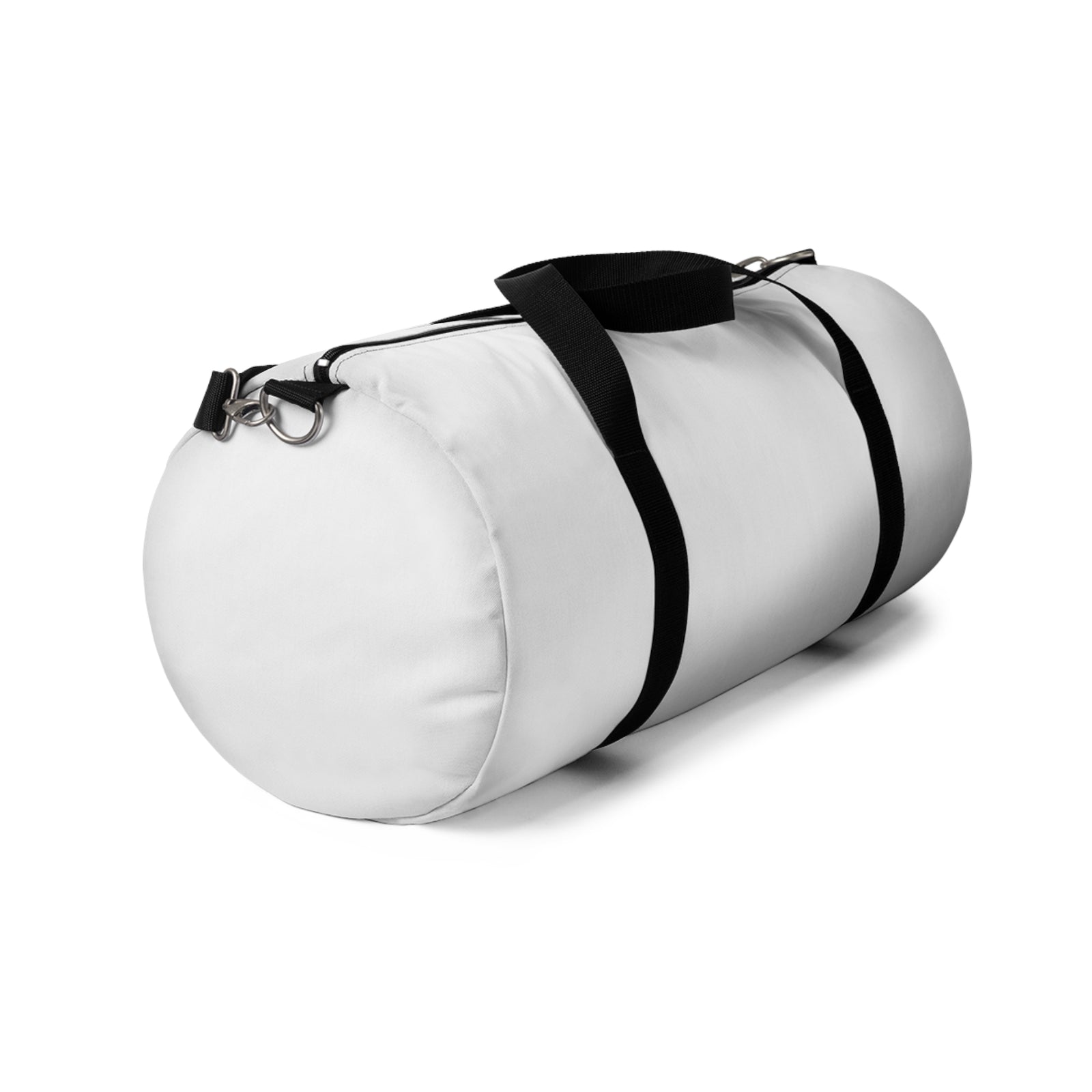 Elegant White Feather Silhouette — Duffel Bag