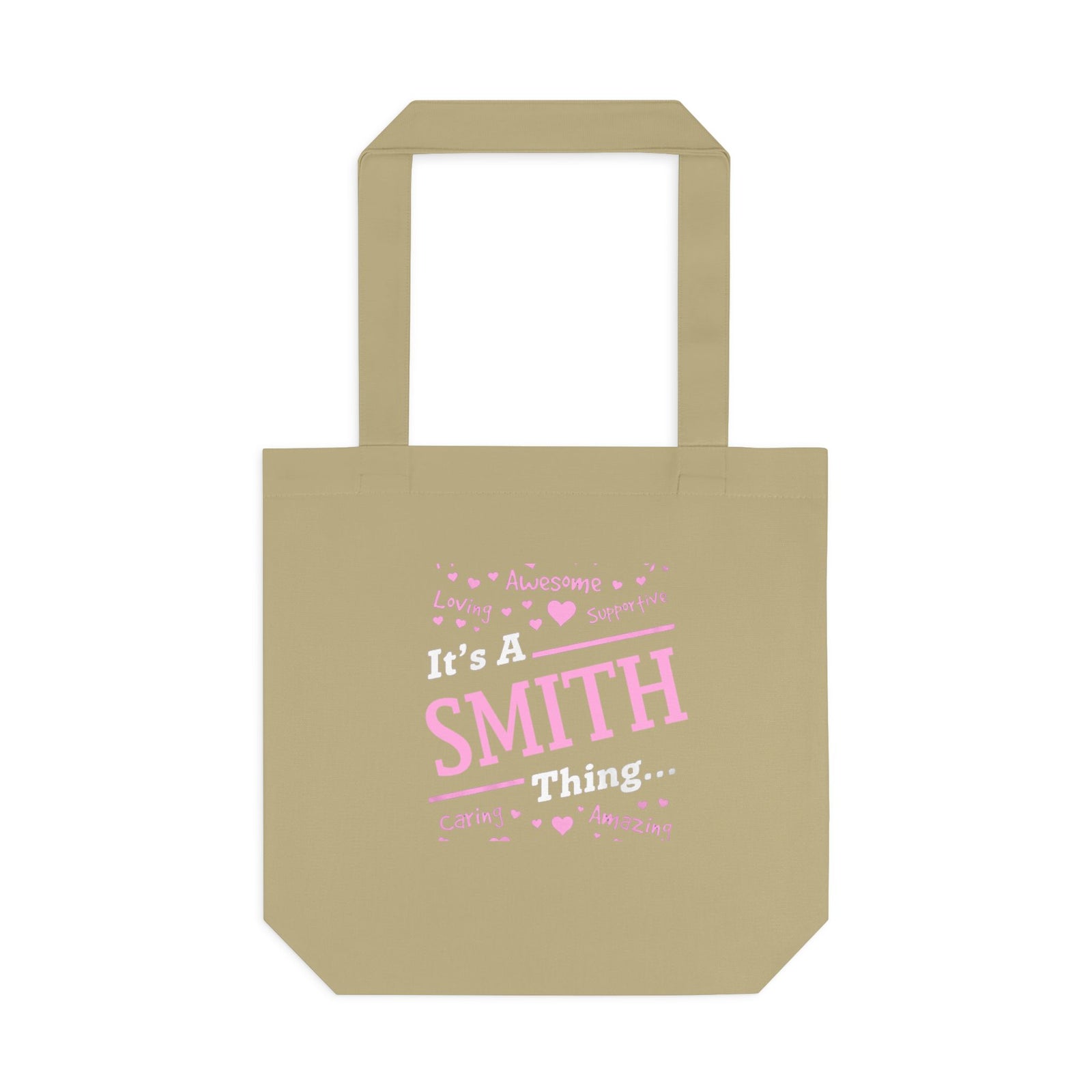 Positive Words Heartburst Design — Cotton Tote Bag