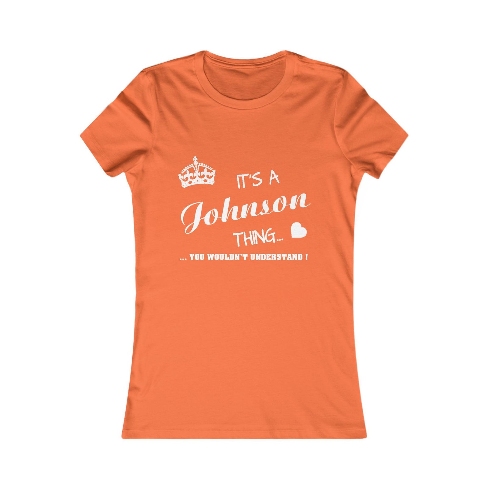 Minimalist White Script Design — Women Tee