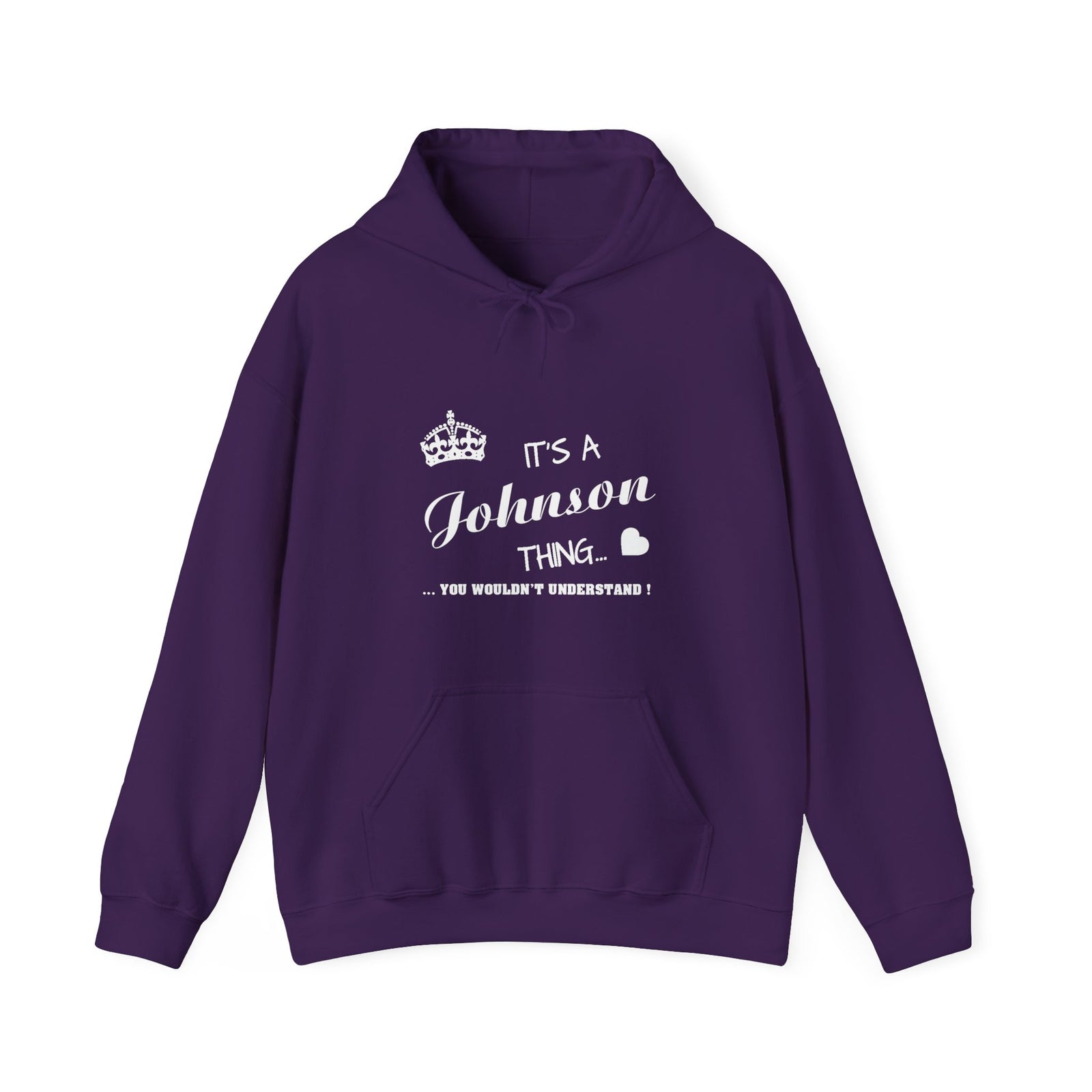 Minimalist White Script Design — Hoodie