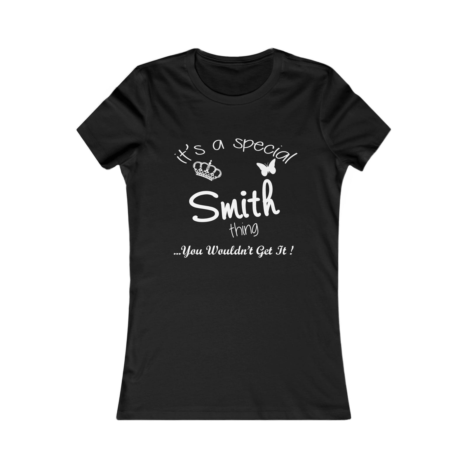 Delicate White Butterfly Silhouette — Women Tee