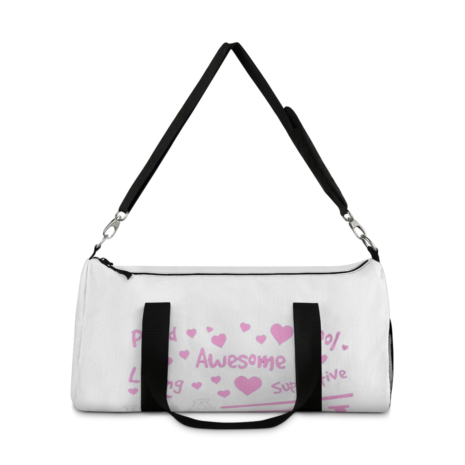 Positive Words Heartburst Design — Duffel Bag