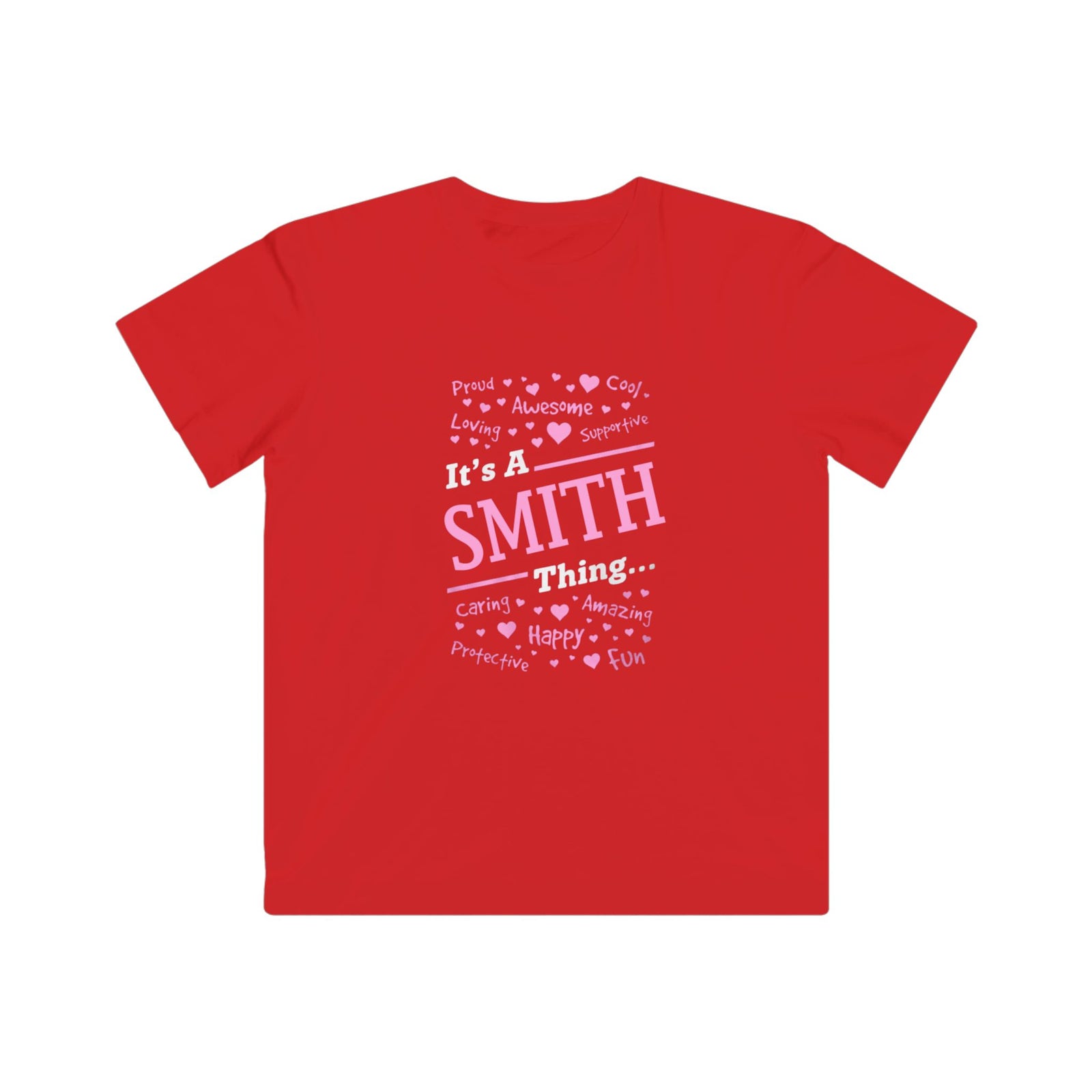 Positive Words Heartburst Design — Kids