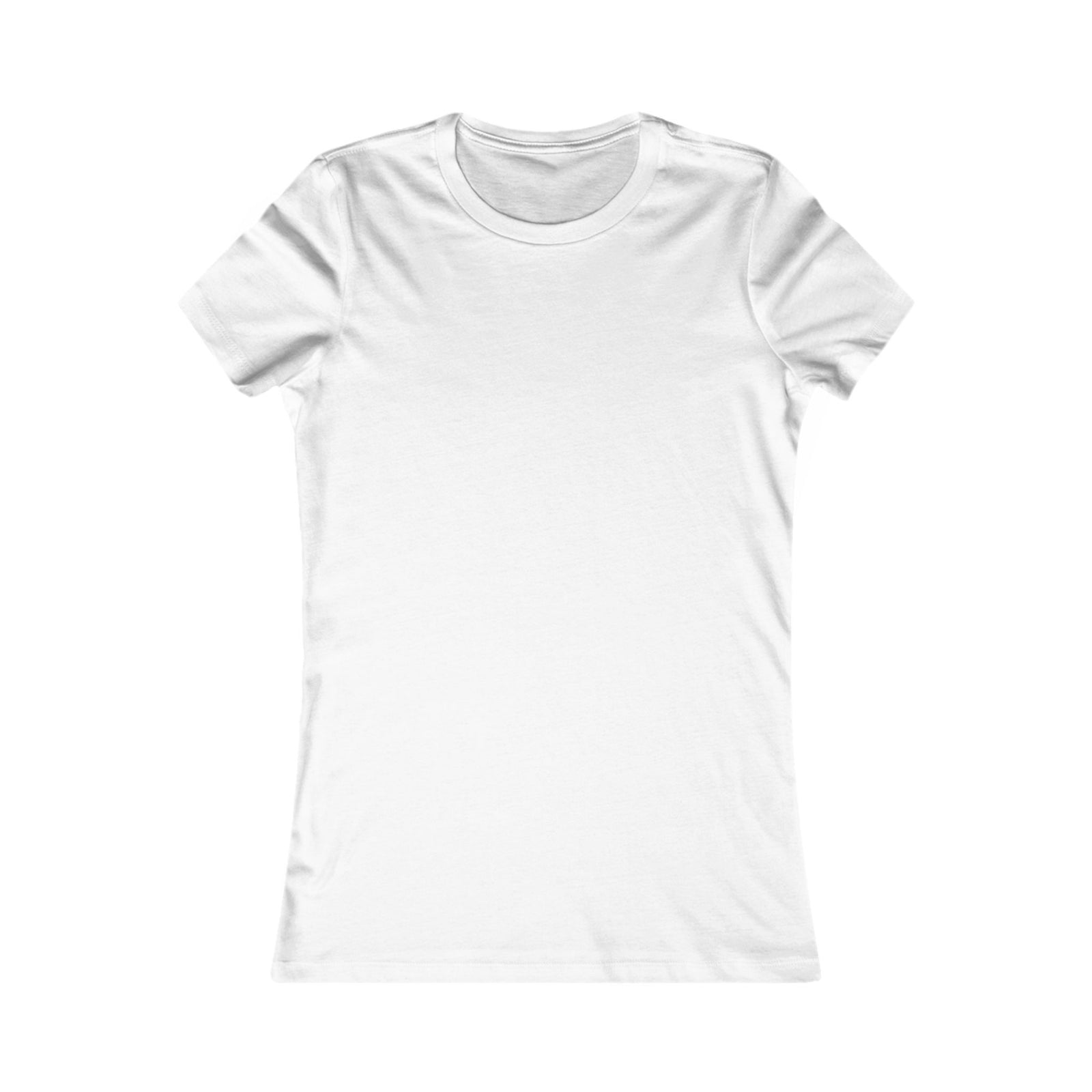 Bold Black Paw Print Heart Design — Women Tee