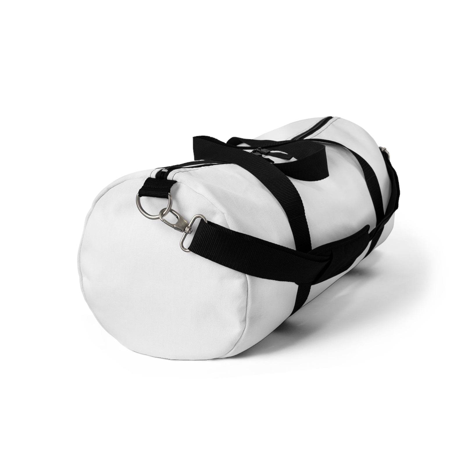 Elegant White Feather Silhouette — Duffel Bag