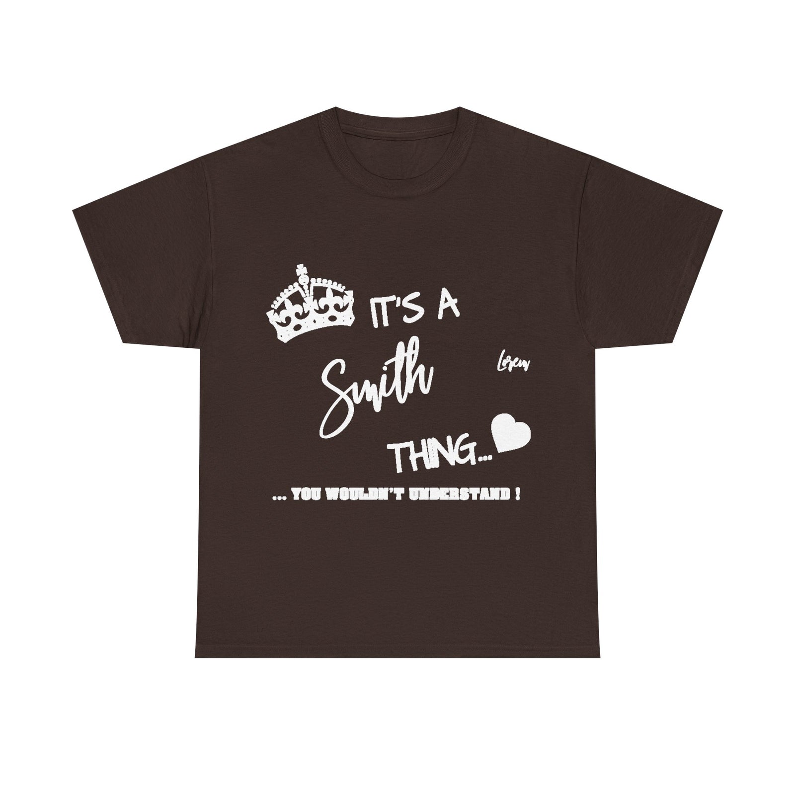 Minimalist White Text Design — Unisex Tee
