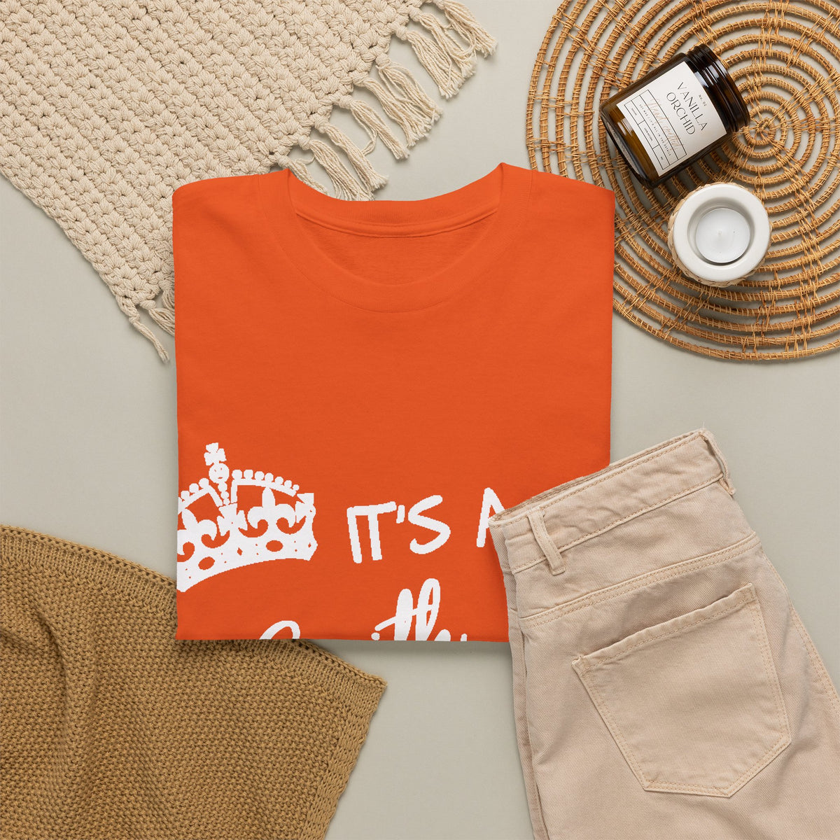 Vintage Sunset With Palm Trees Silhouette — Unisex Tee