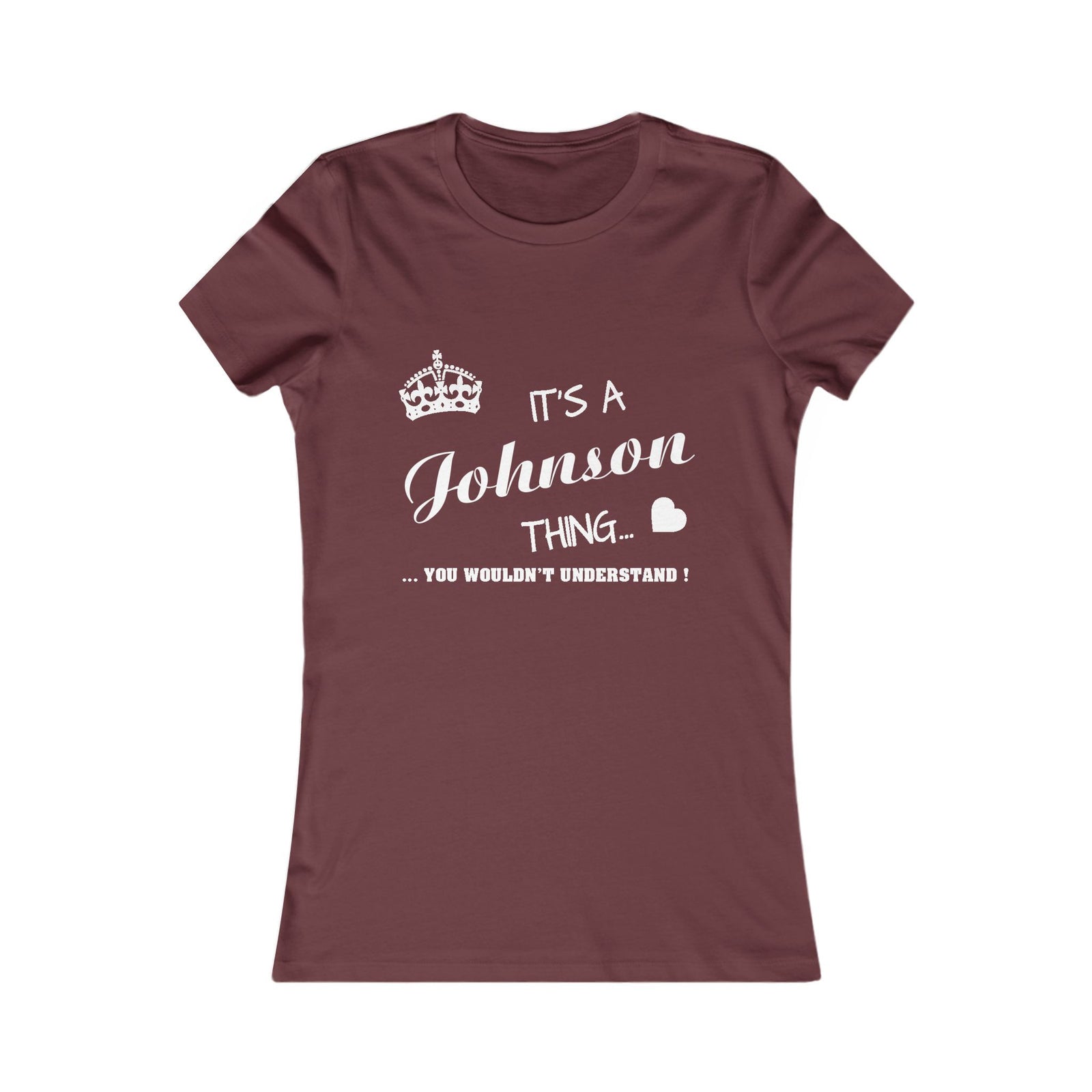 Minimalist White Script Design — Women Tee