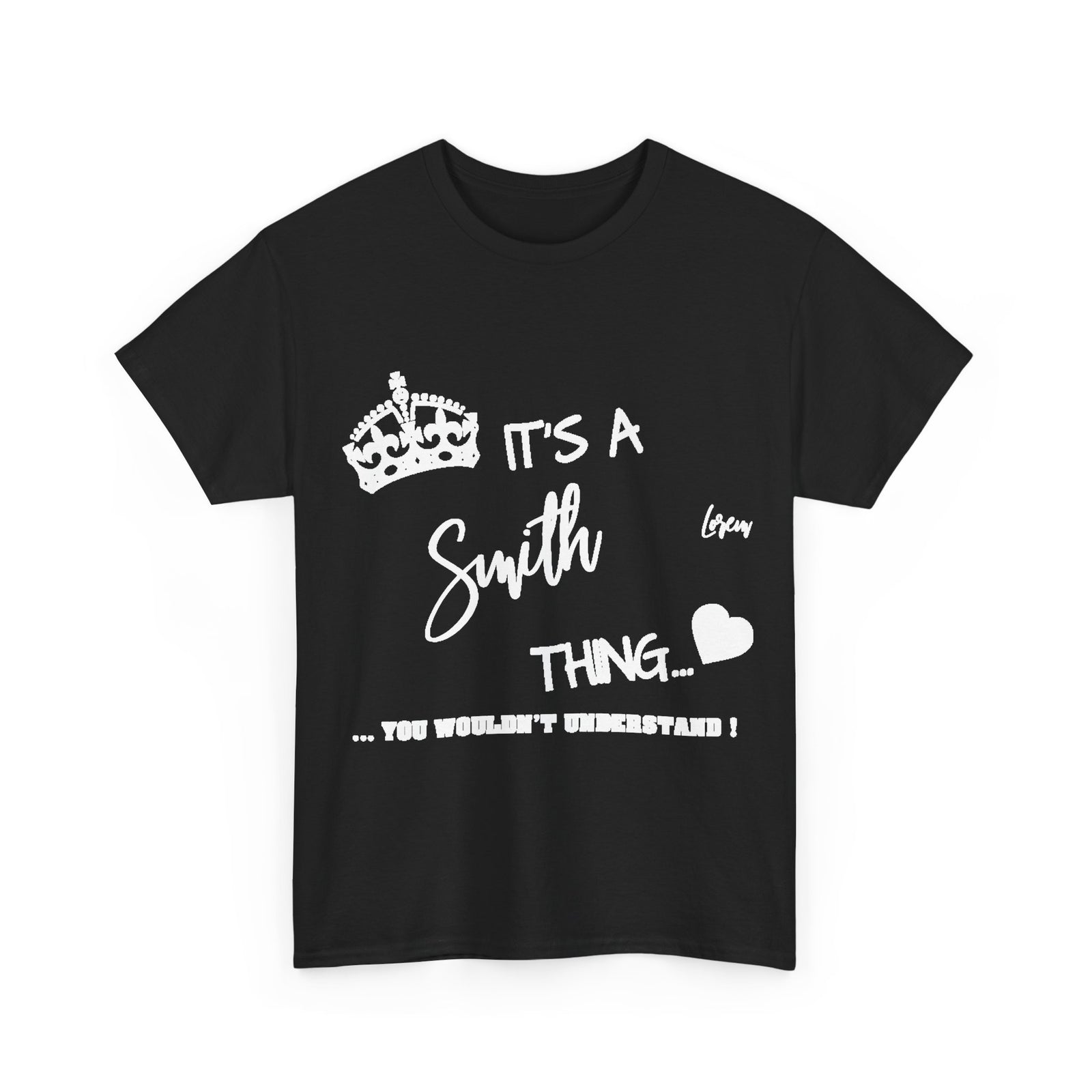 White Floral Line Art with Inspirational Text — Unisex Tee