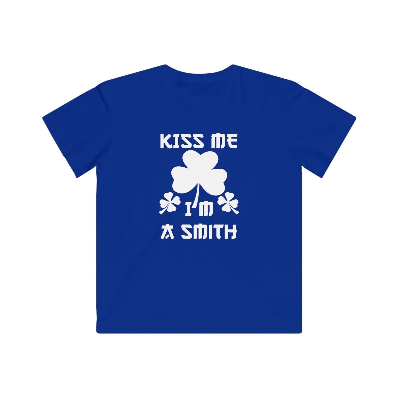 Kiss Me I'm A Smith Shamrock Design — Kids